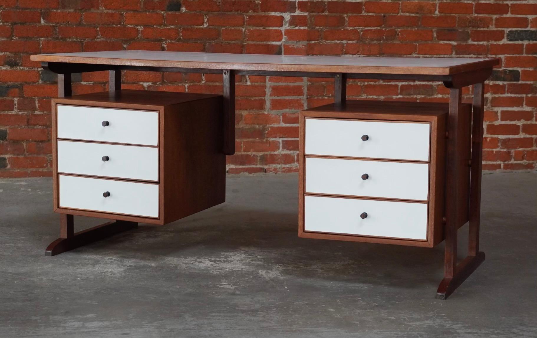 Mid-Century Modern 1950s Architect Designed & Crafted Desk