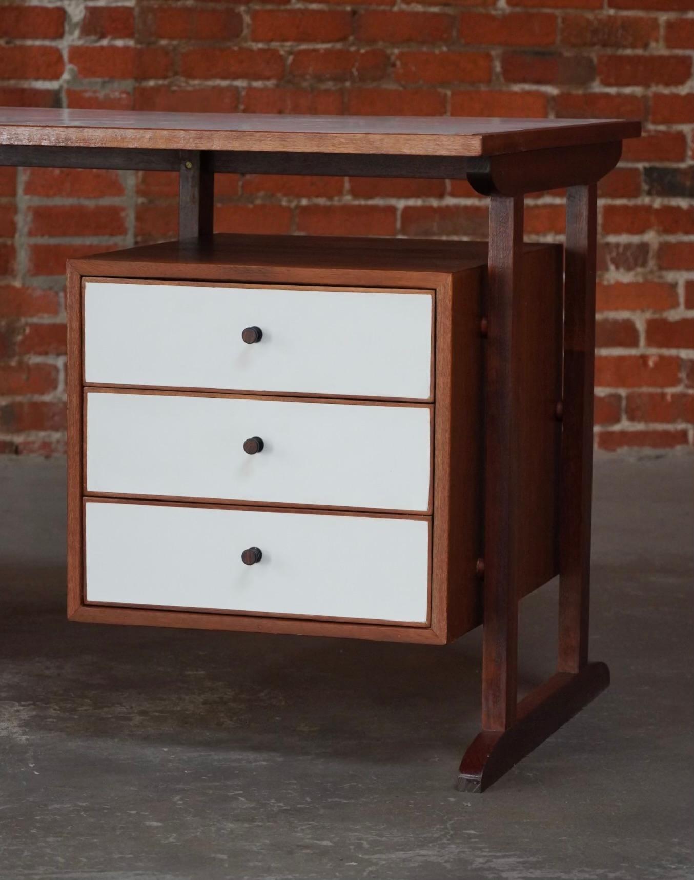 American 1950s Architect Designed & Crafted Desk