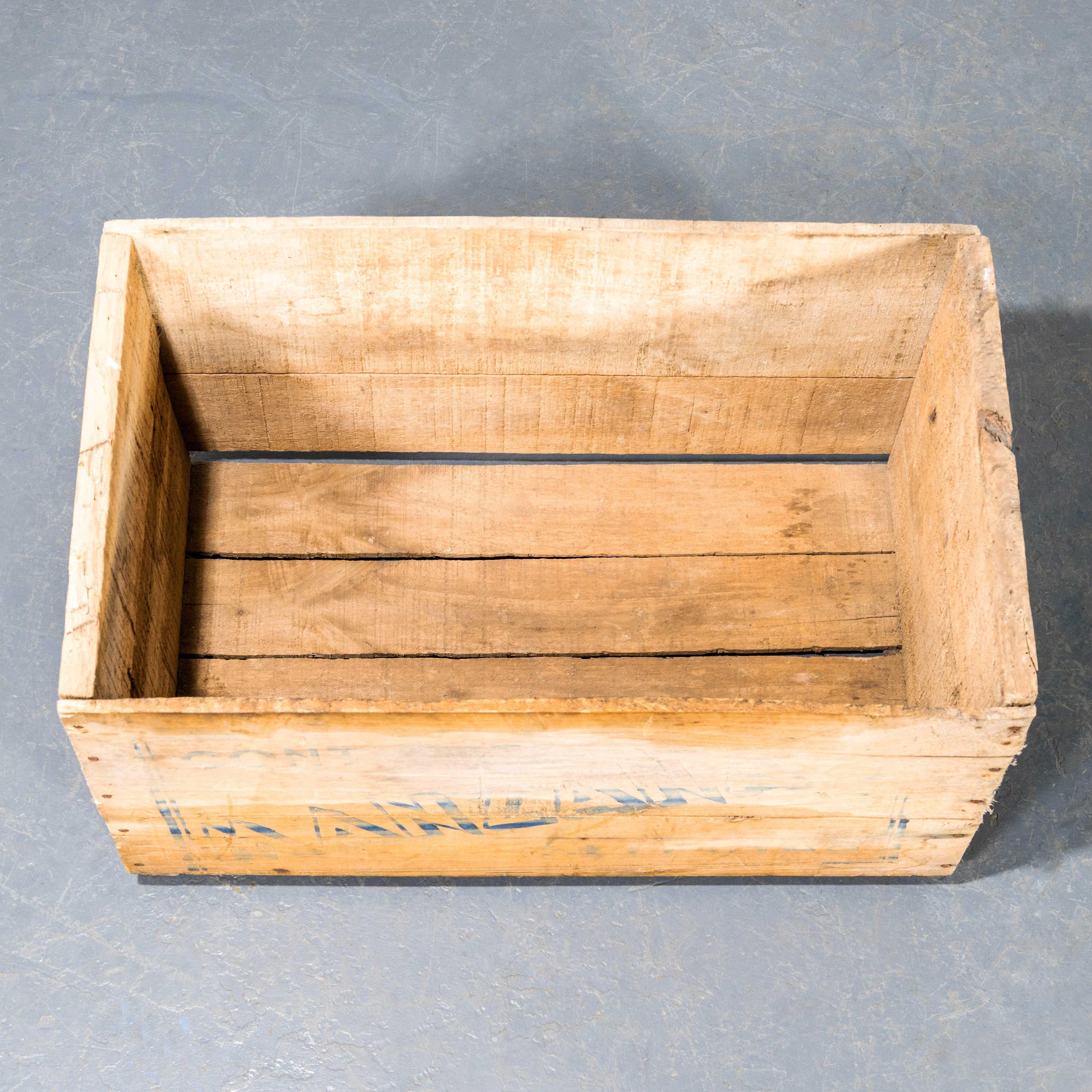 Caja de manzanas argentina de los años 50 - Manzanas 2