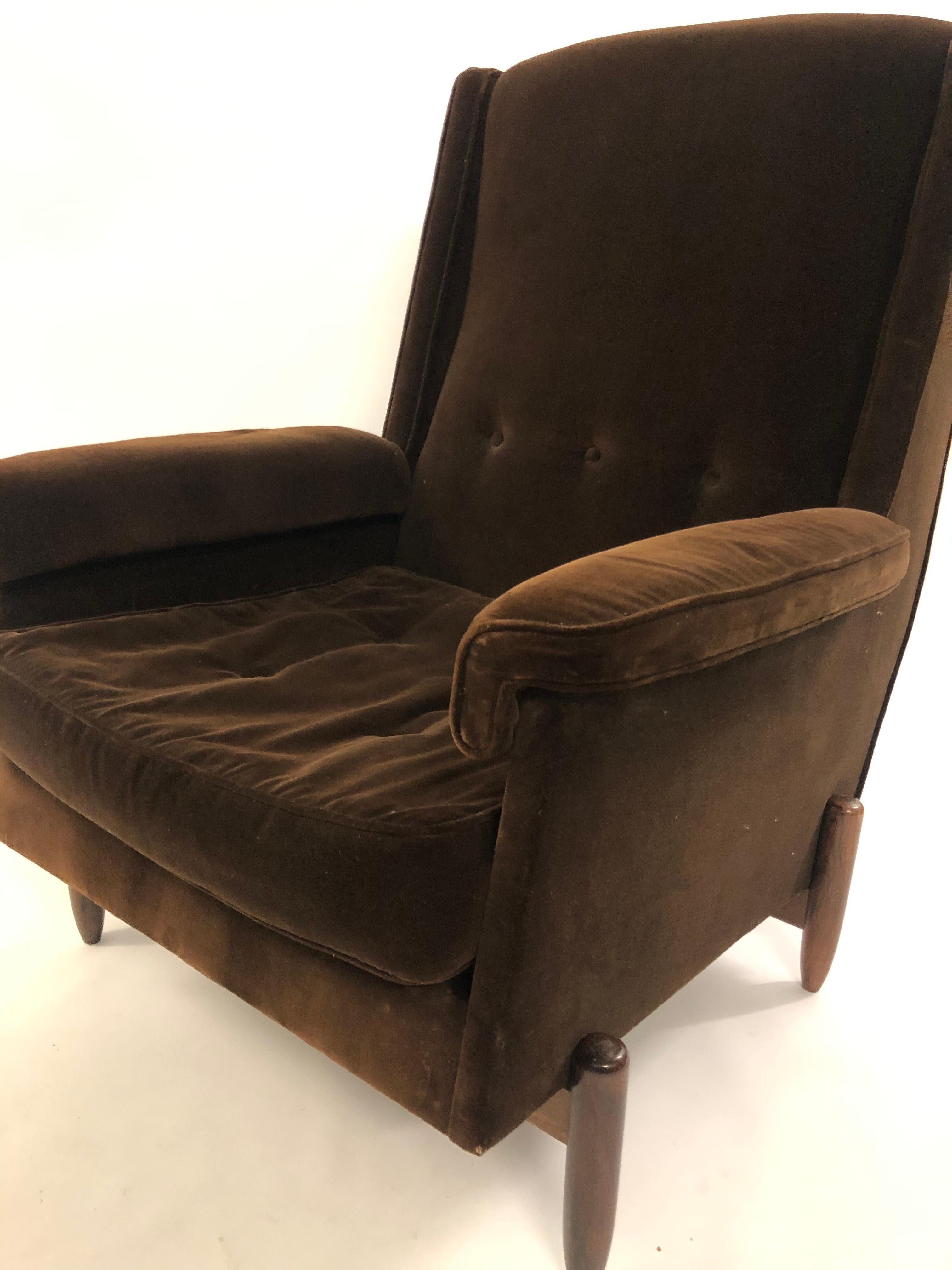 1950s Armchair Designed by Celina Zilberberg for Celina Decorações, Brazil For Sale 3