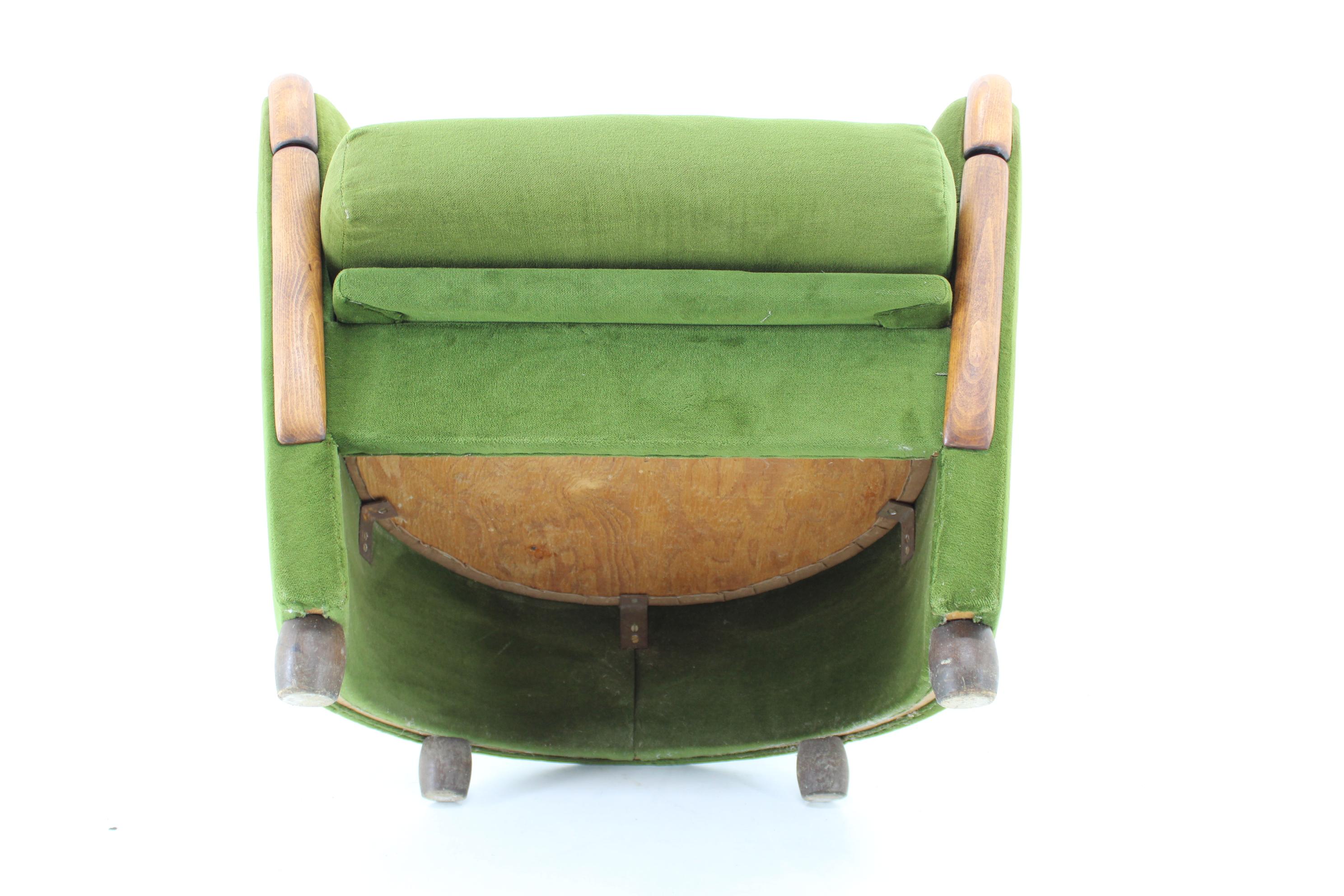 1950s Armchair in the Style of Gio Ponti, Czechoslovakia 2