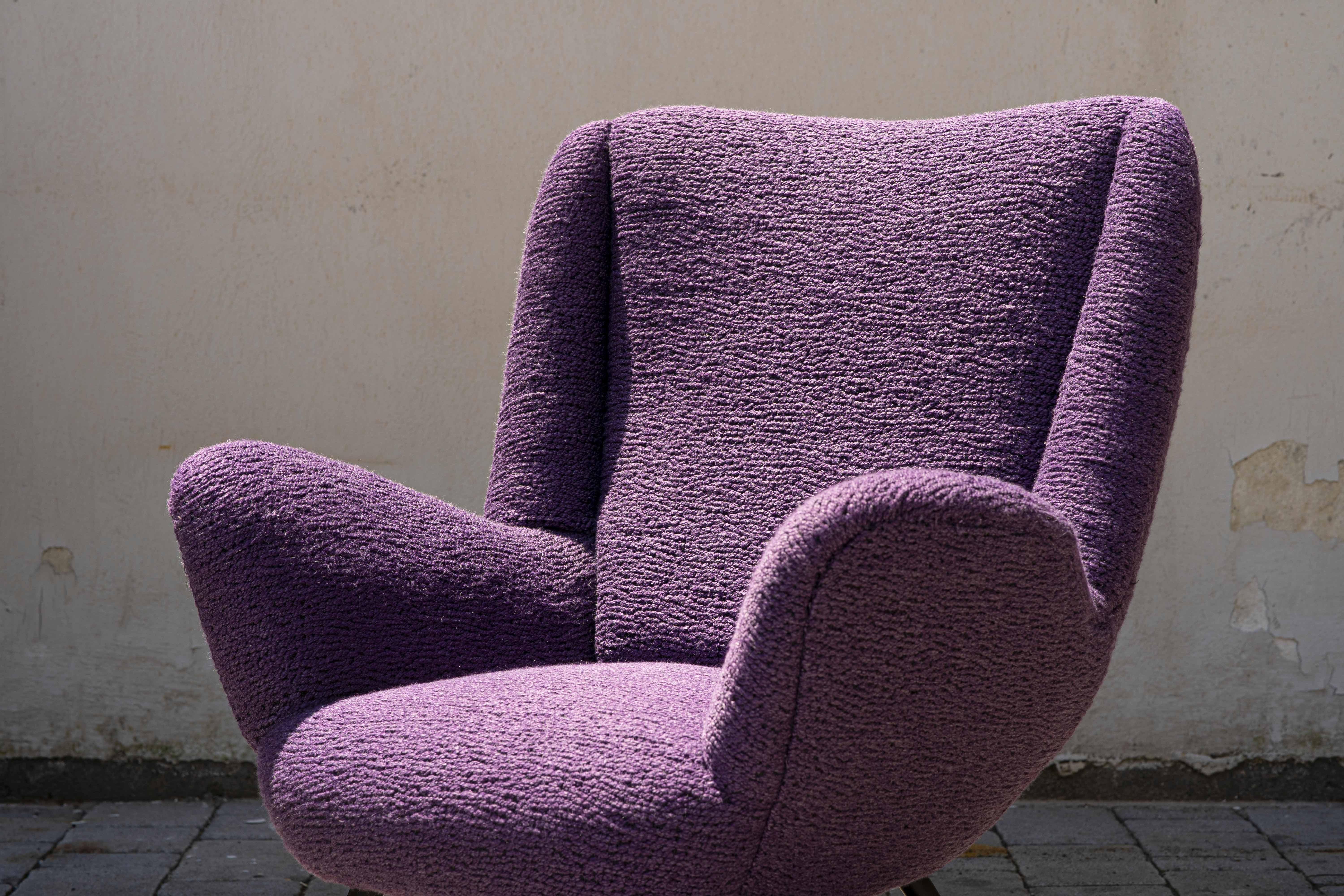 lavender armchair