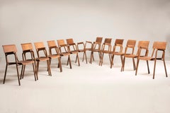Poltrone anni '50 per interni o esterni Wood e ferro 12