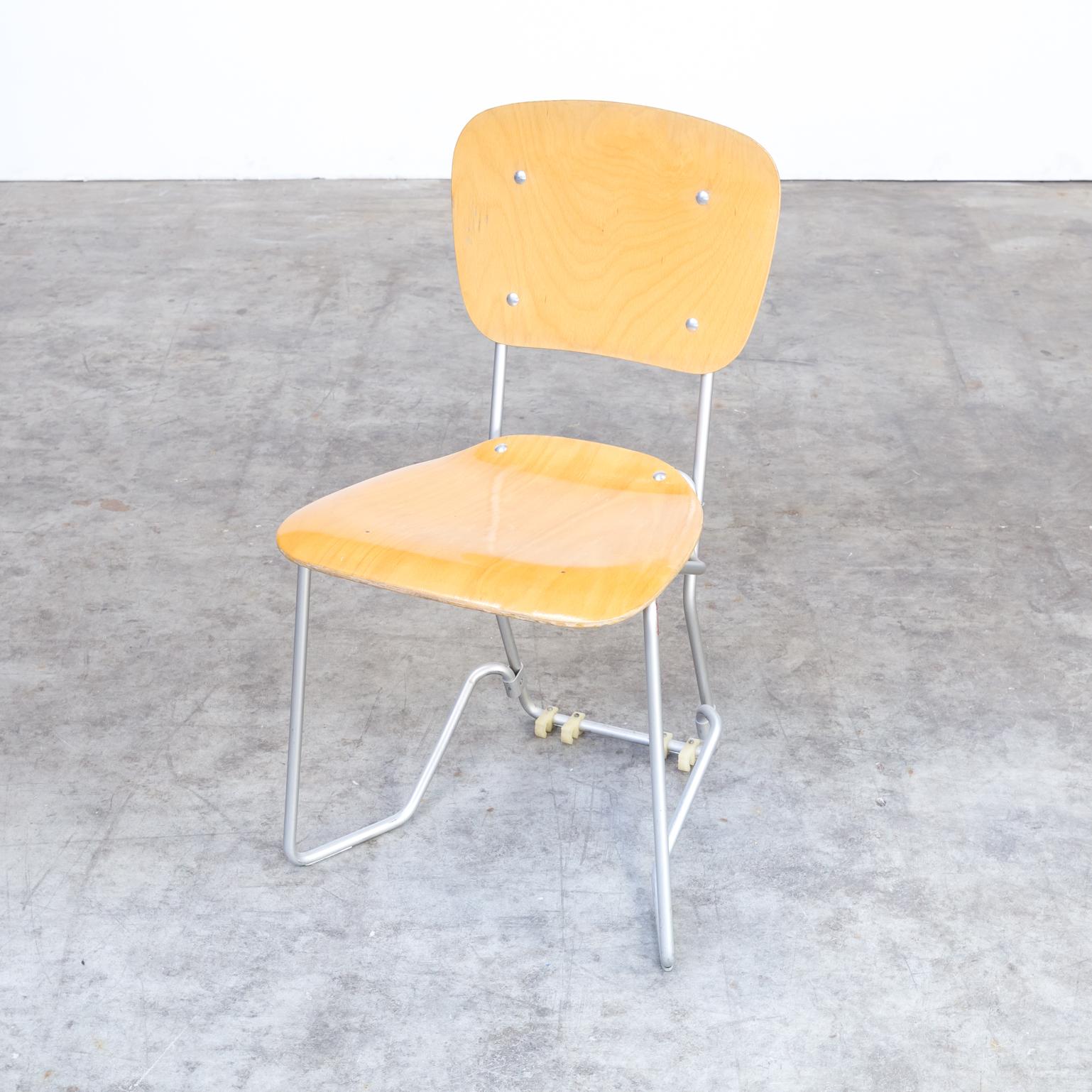 1950s Armin Wirth ‘aluflex’ Folding Chair for Hans Zollinger Sohre Set of 20 For Sale 10