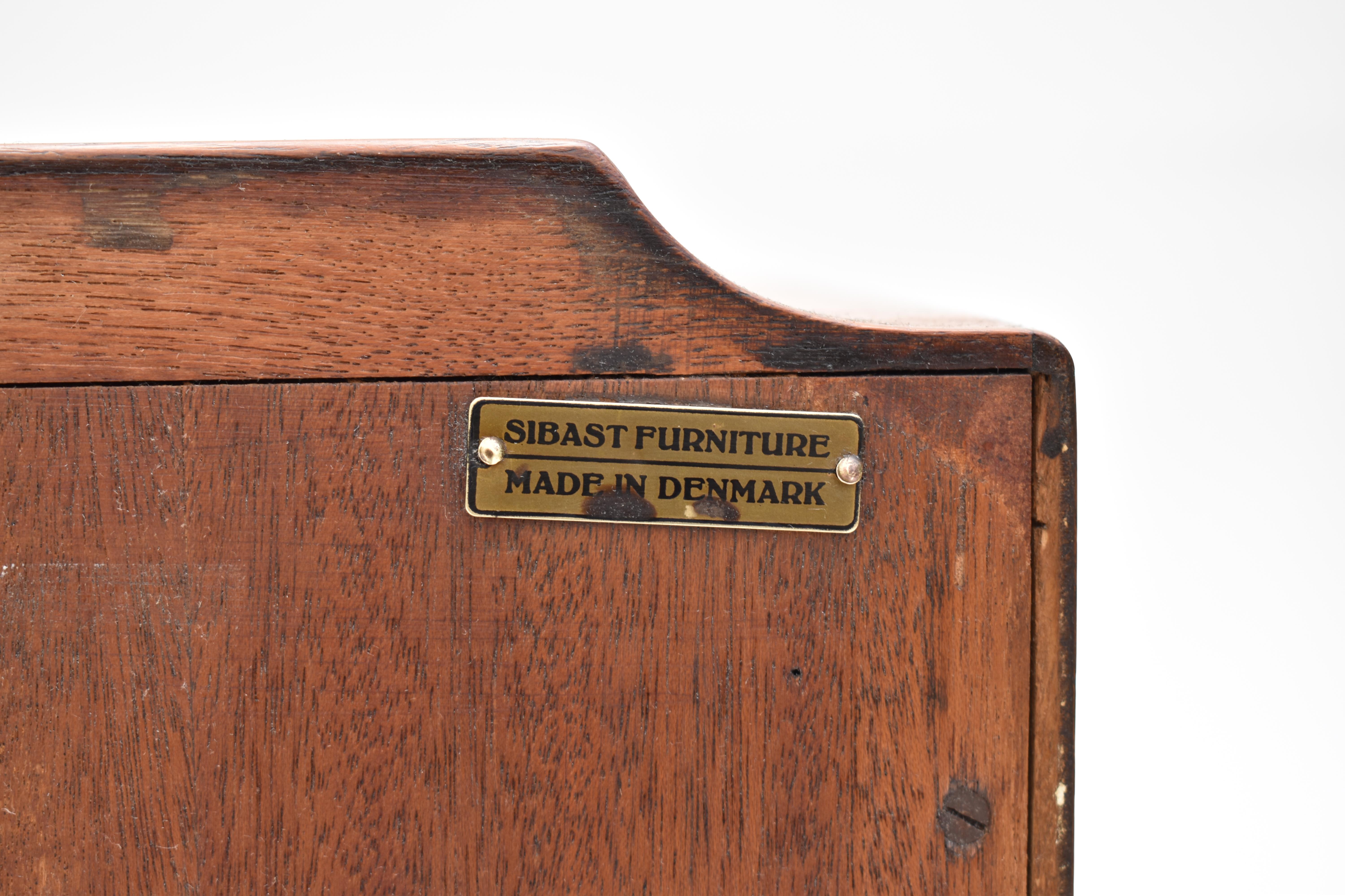 1950s Arne Vodder Model OS11 Teak & Oak Trienalle Sideboard For Sibast, Denmark 12