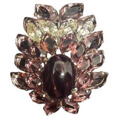 1950s Art Deco Christian Dior Brooche