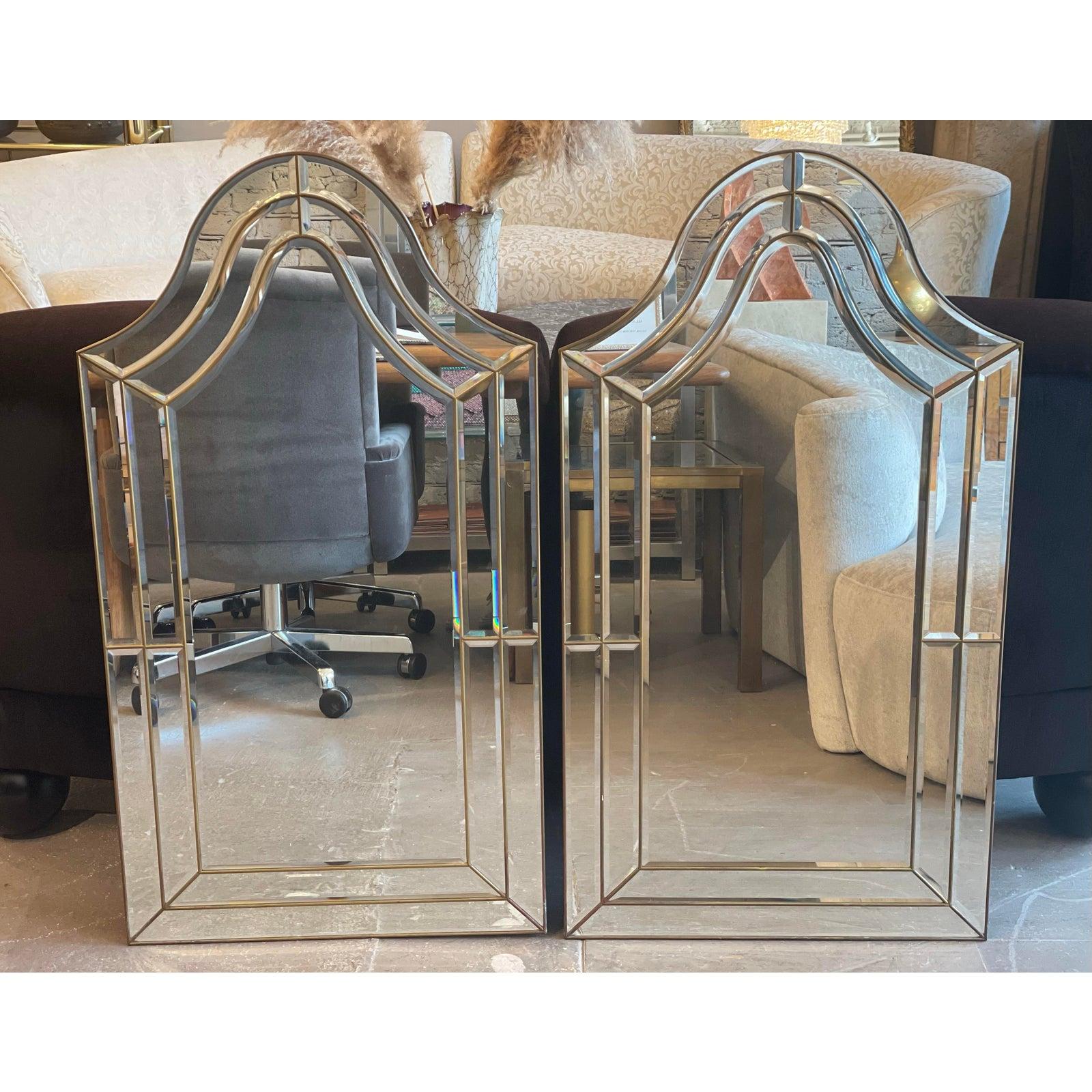 Par de espejos Art Deco de los años 50 Art Decó en venta