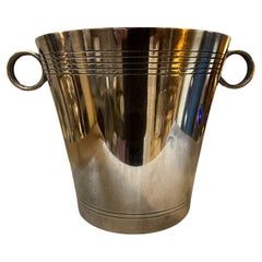 1950s Art Deco Silver Plated French Wine Cooler