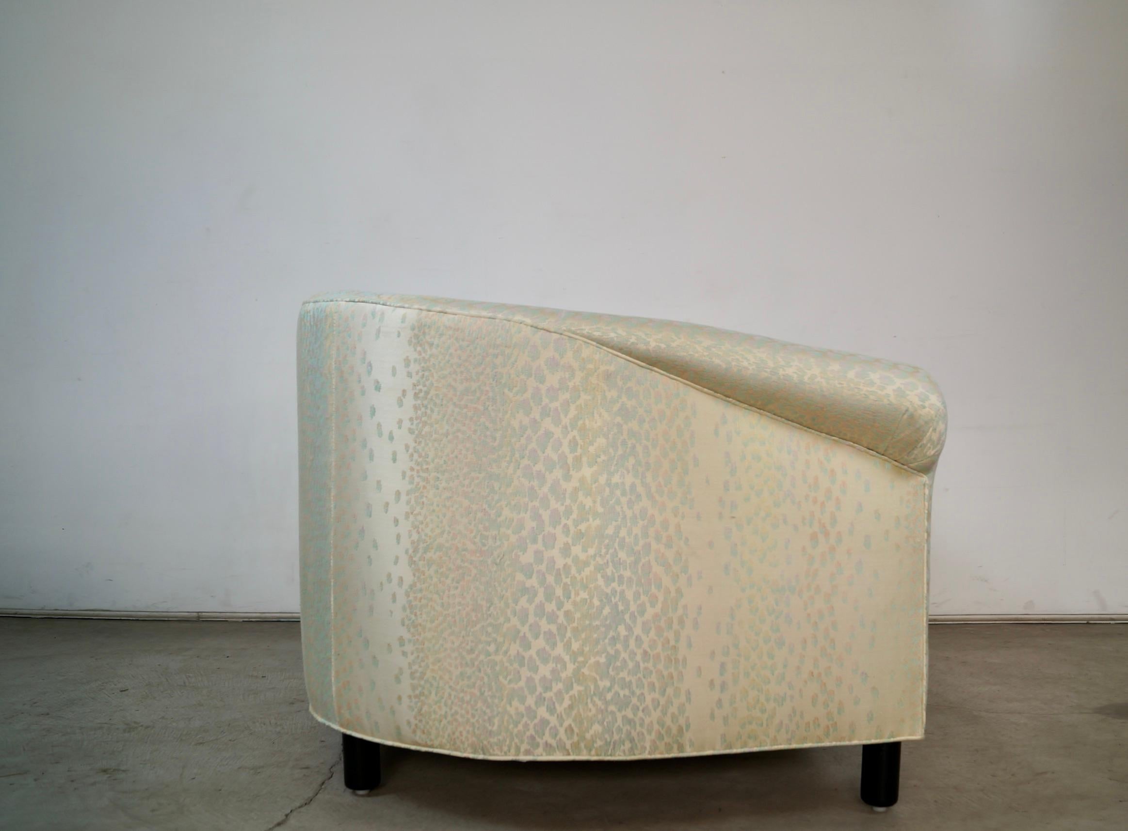 Divano a due piazze con piedistallo in stile Art Deco del 1950 di Vladimir Kagan in vendita 8