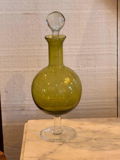 Decanter in vetro artistico degli anni '50