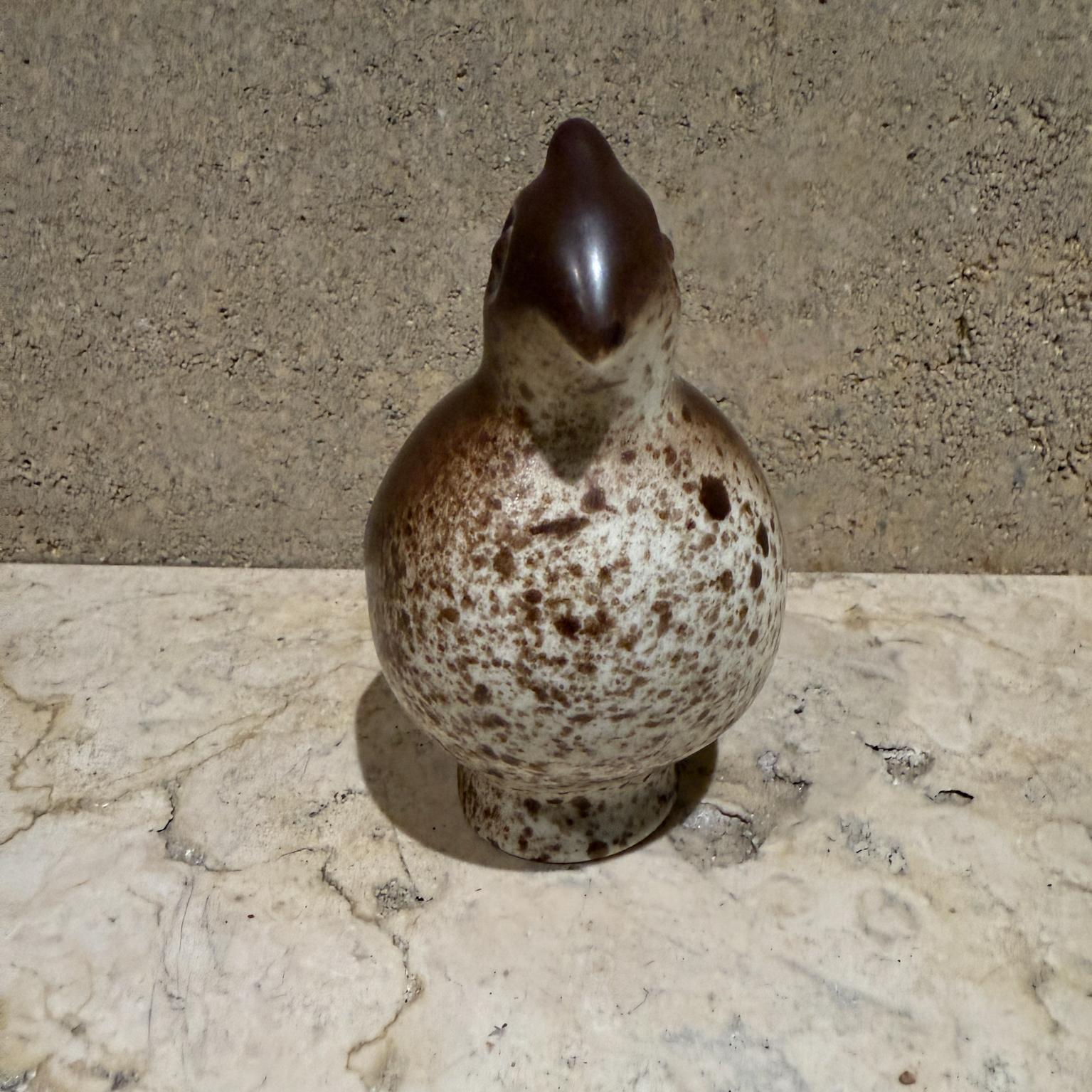 Escultura de pájaro codorniz de cerámica artística de los años 50 de Howard Pierce Moderno de mediados de siglo en venta