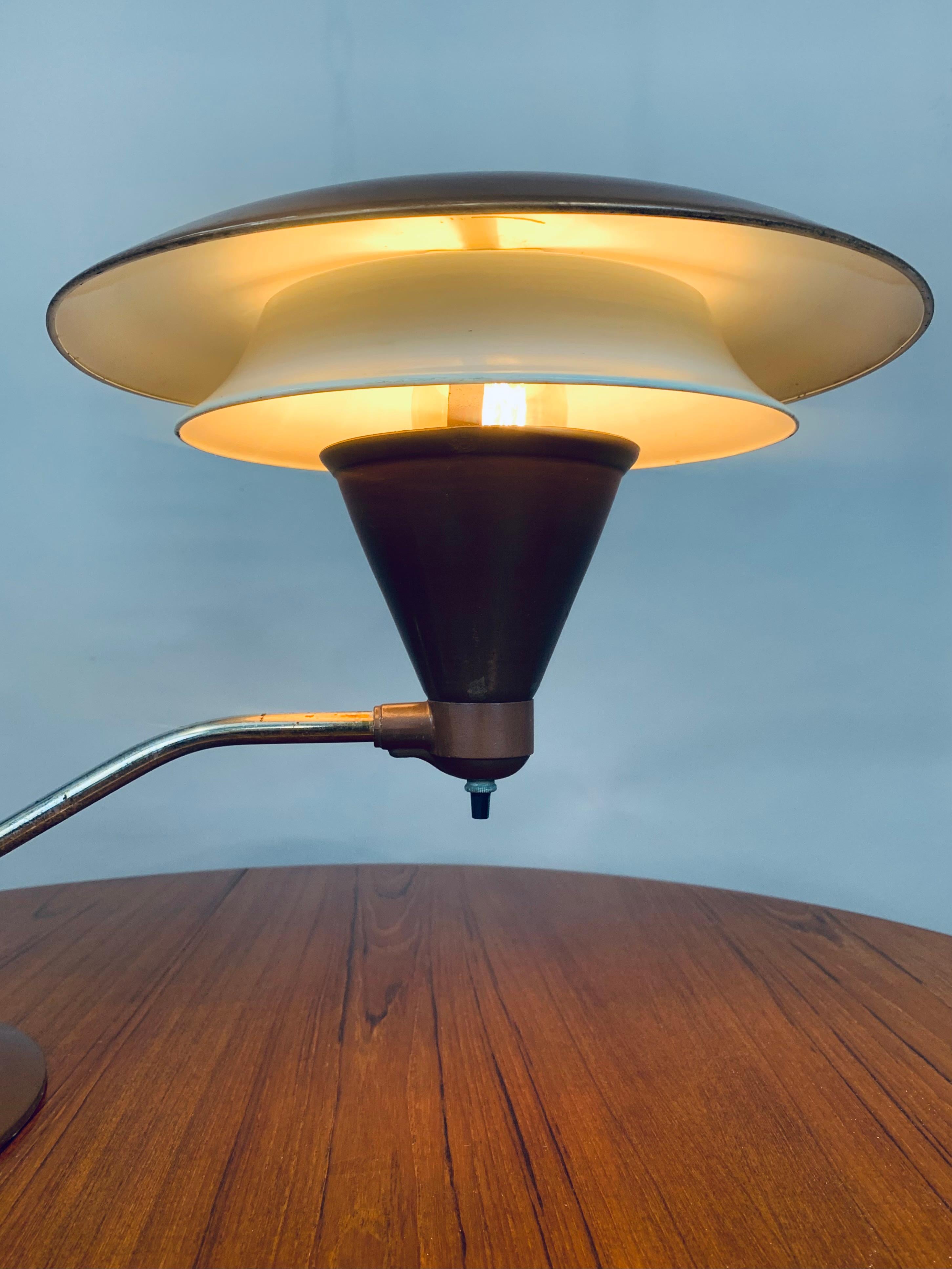 1950s Art Speciality Co Flying Saucer Desk Lamp 1