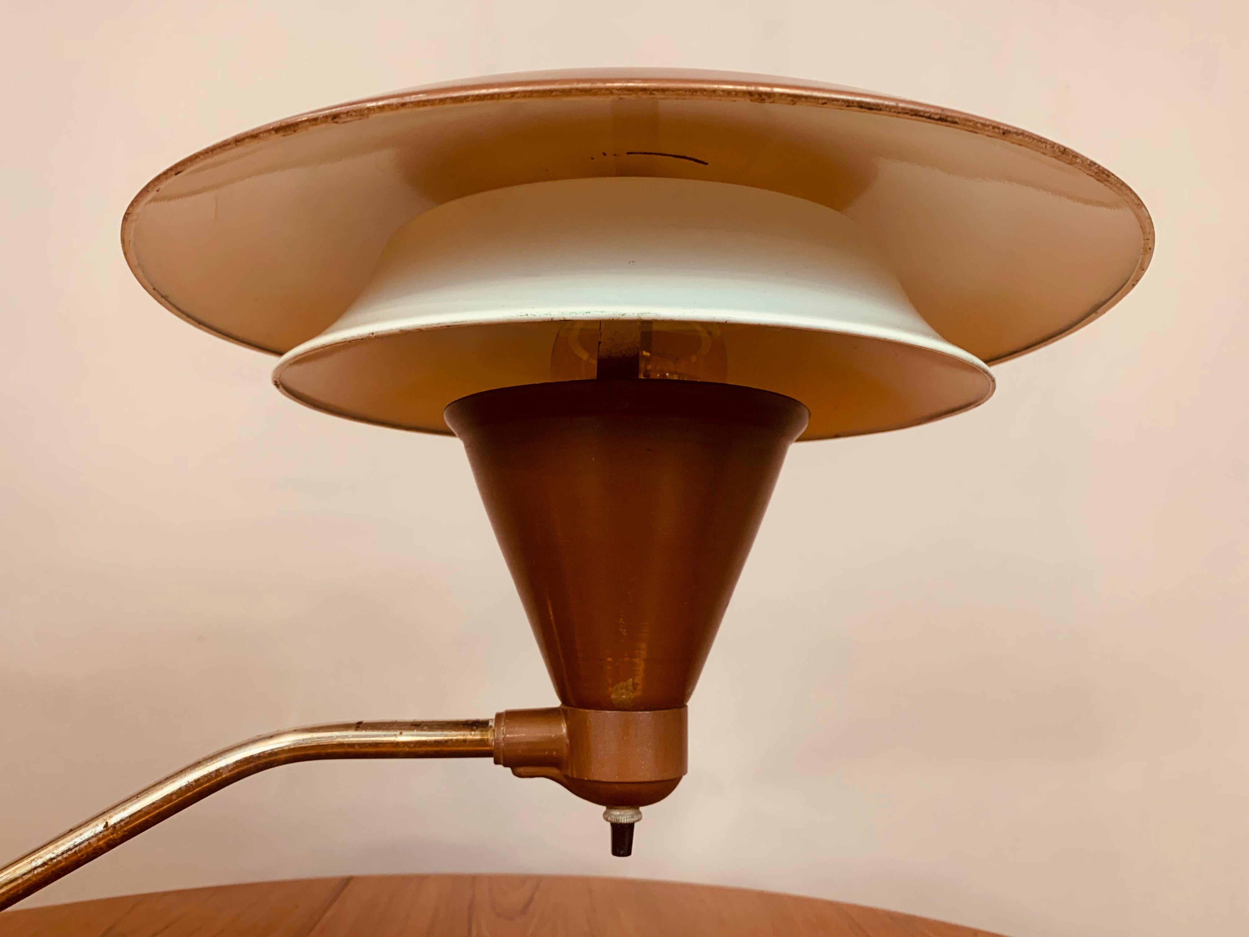 1950s Art Speciality Co Flying Saucer Desk Lamp 7