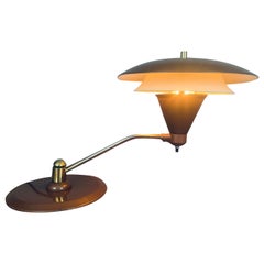 1950s Art Speciality Co Flying Saucer Desk Lamp