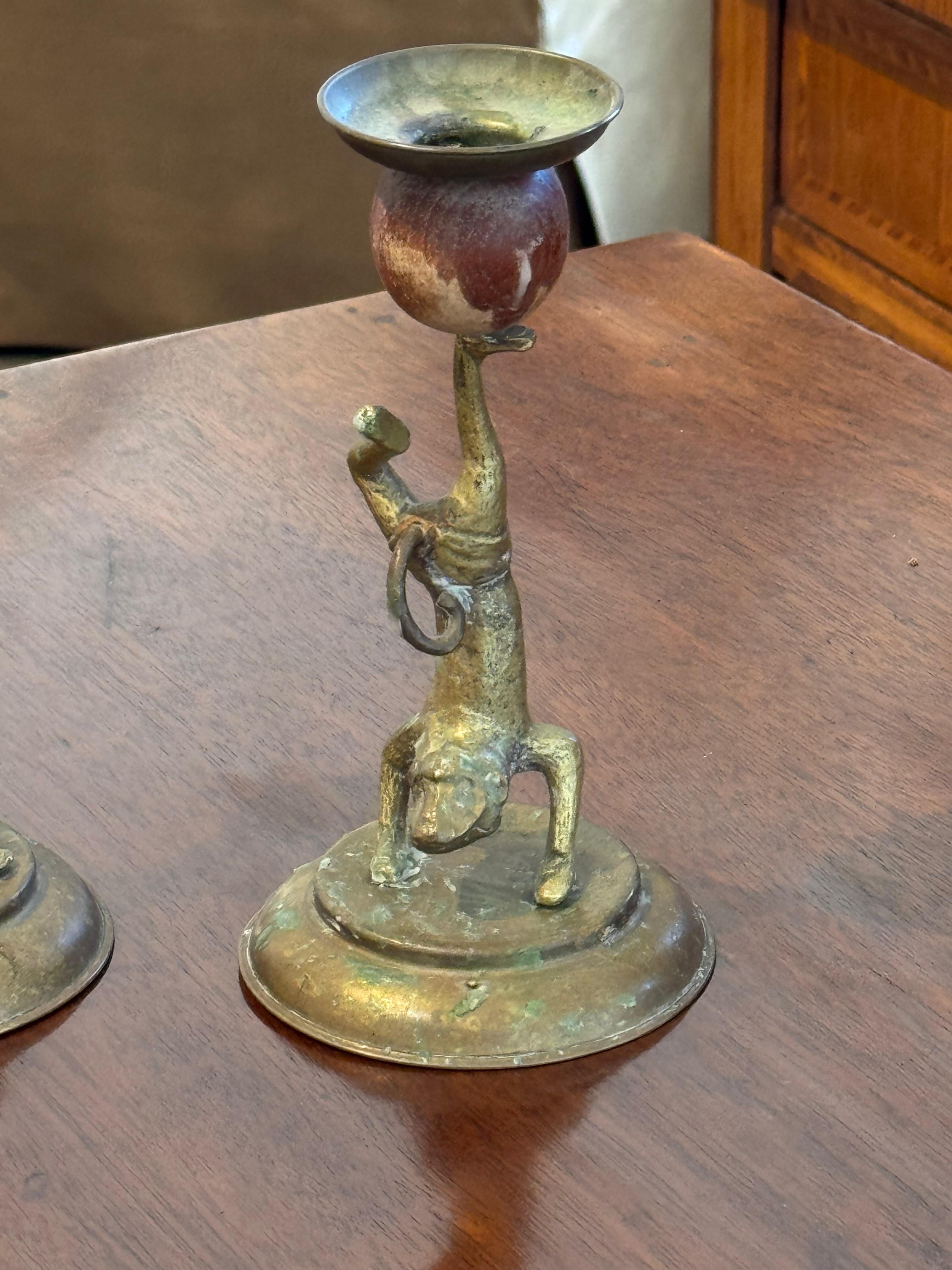 Candelieri a forma di rana di Arthur Court del 1950 in vendita 1