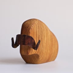 Arne Tjomsland 1950s Artic Musk Ox Mid-Century Scandinavian Norway Sculpture Vtg