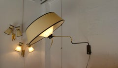 1950s Articulated Armrest Wall Lamp by Maison Arlus