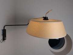 1950s Articulated Armrest Wall Lamp by Maison Arlus