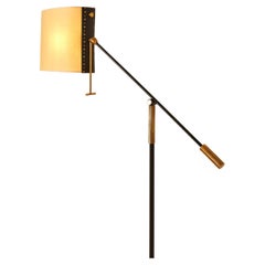 1950's Articulated Floor Lamp by Maison Lunel