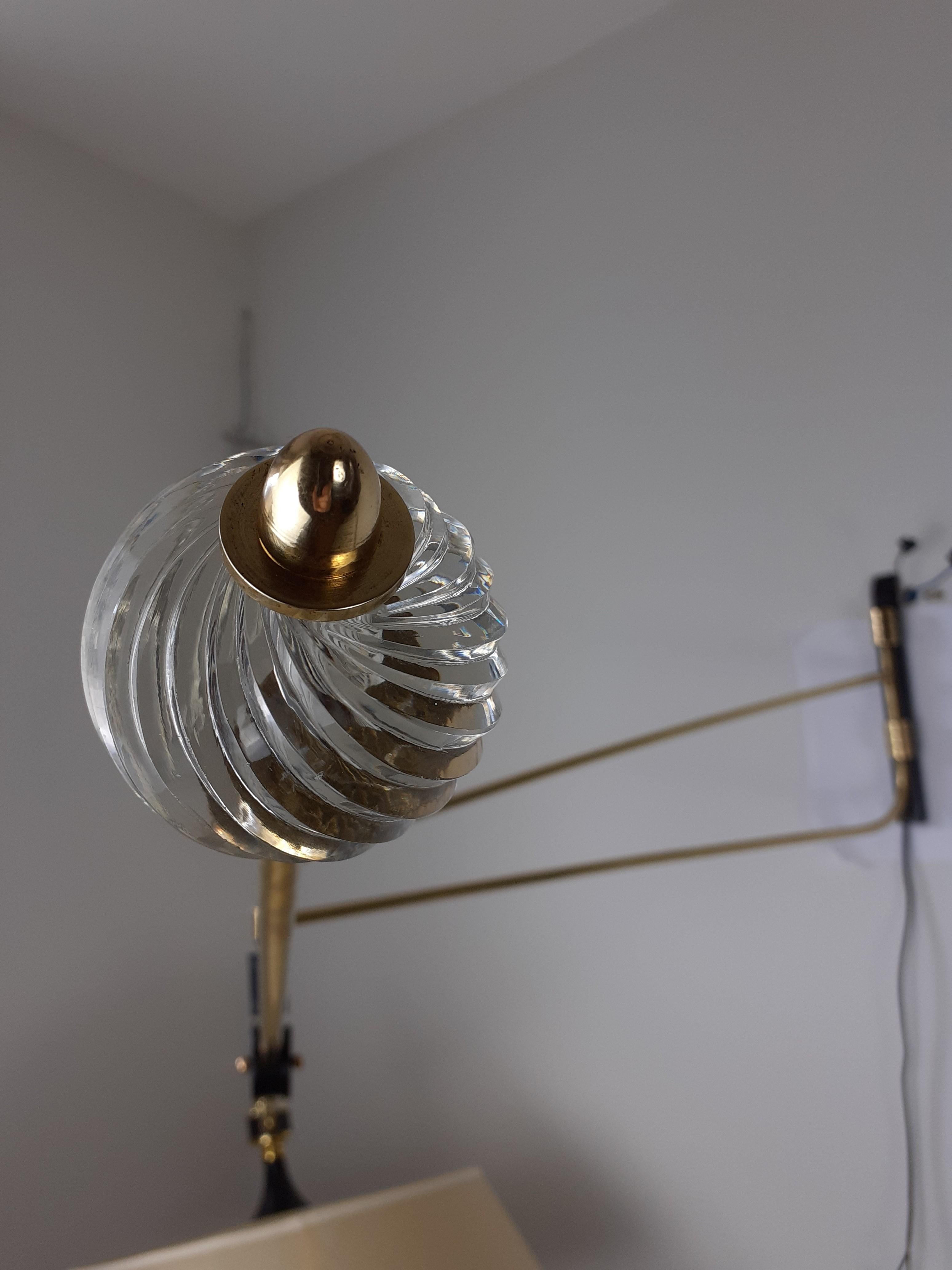 1950s Articulated Sconce by Maison Arlus 10