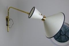 1950s Articulated Sconce by Maison Arlus