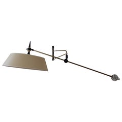 1950s Articulated Sconce by Maison Arlus