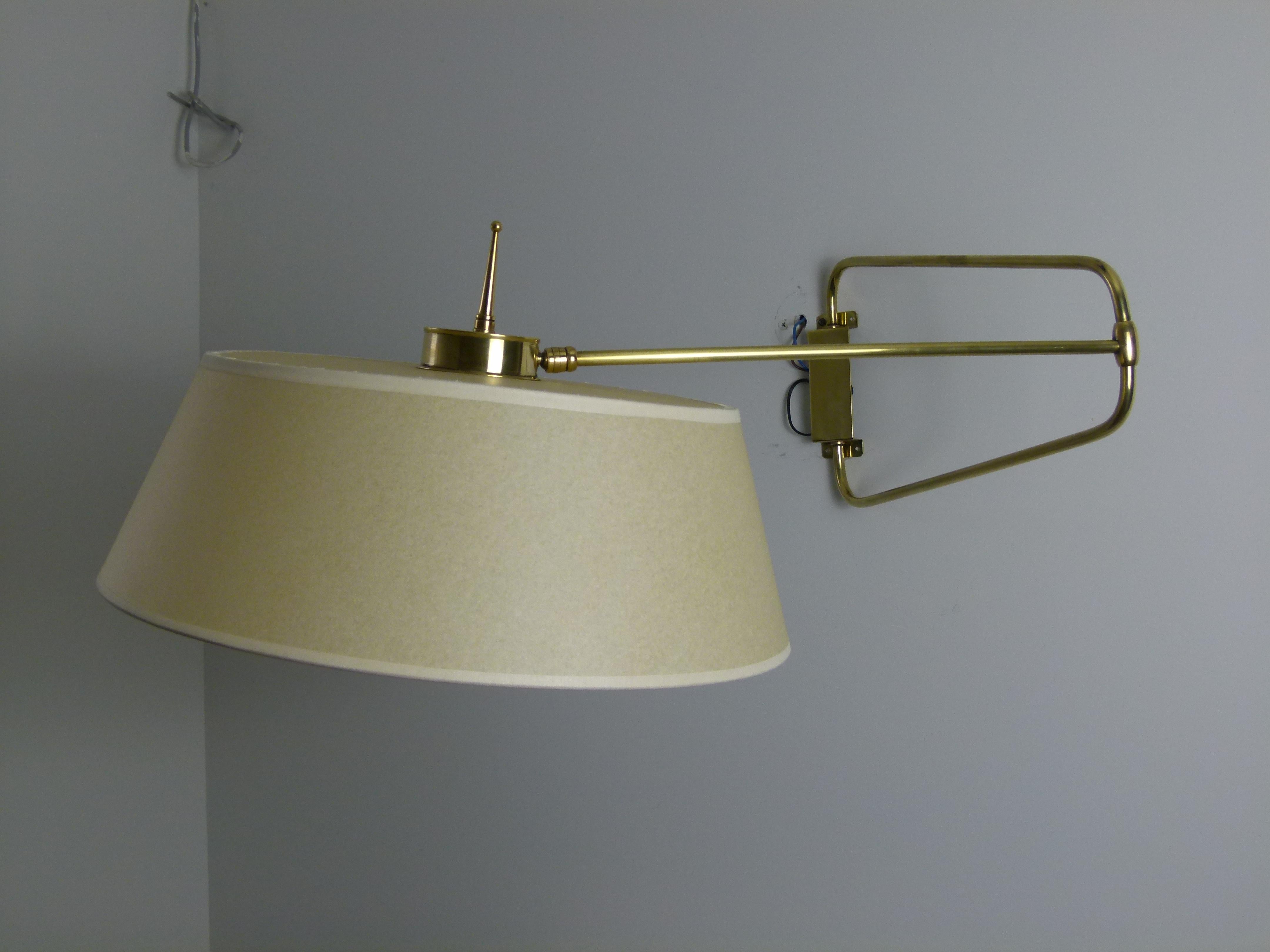 1950s Articulated Sconce by Maison Lunel 4