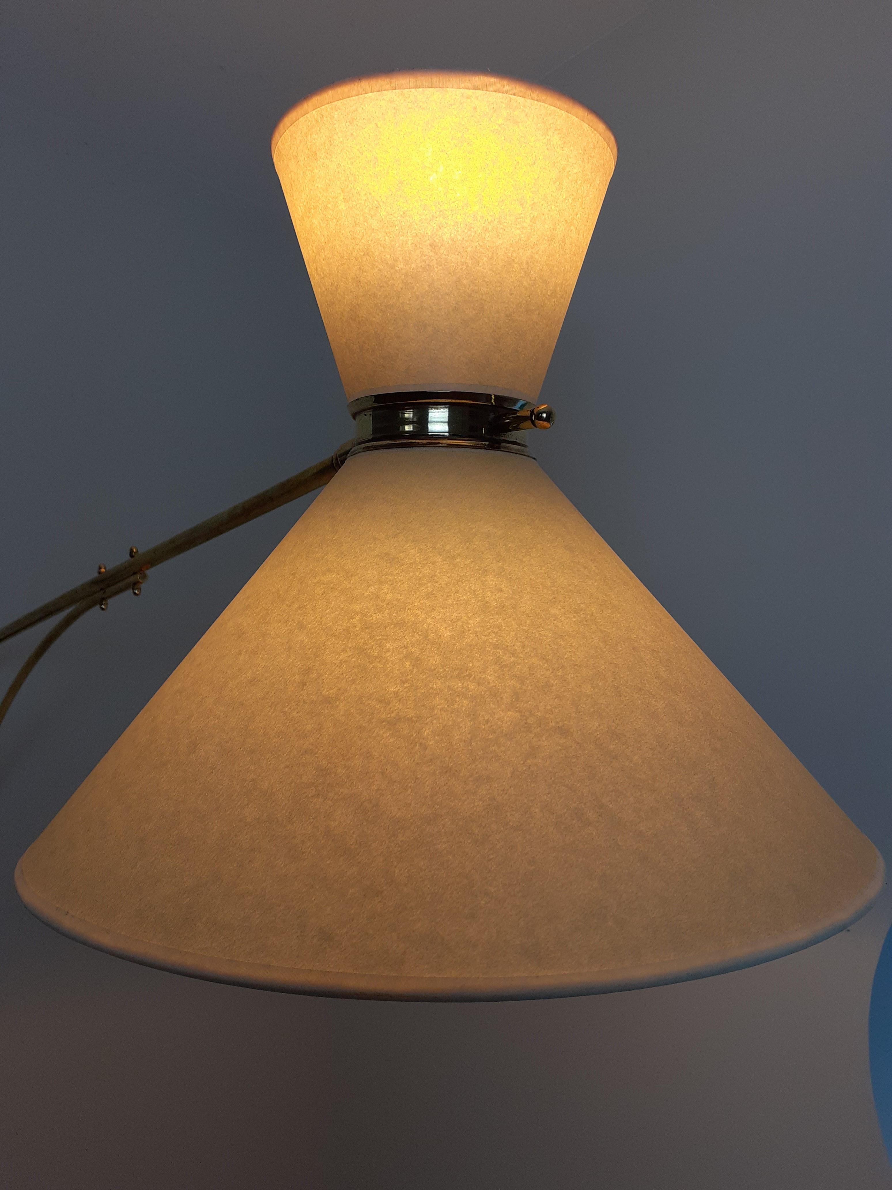 1950s Articulated Sconce by Maison Lunel 9