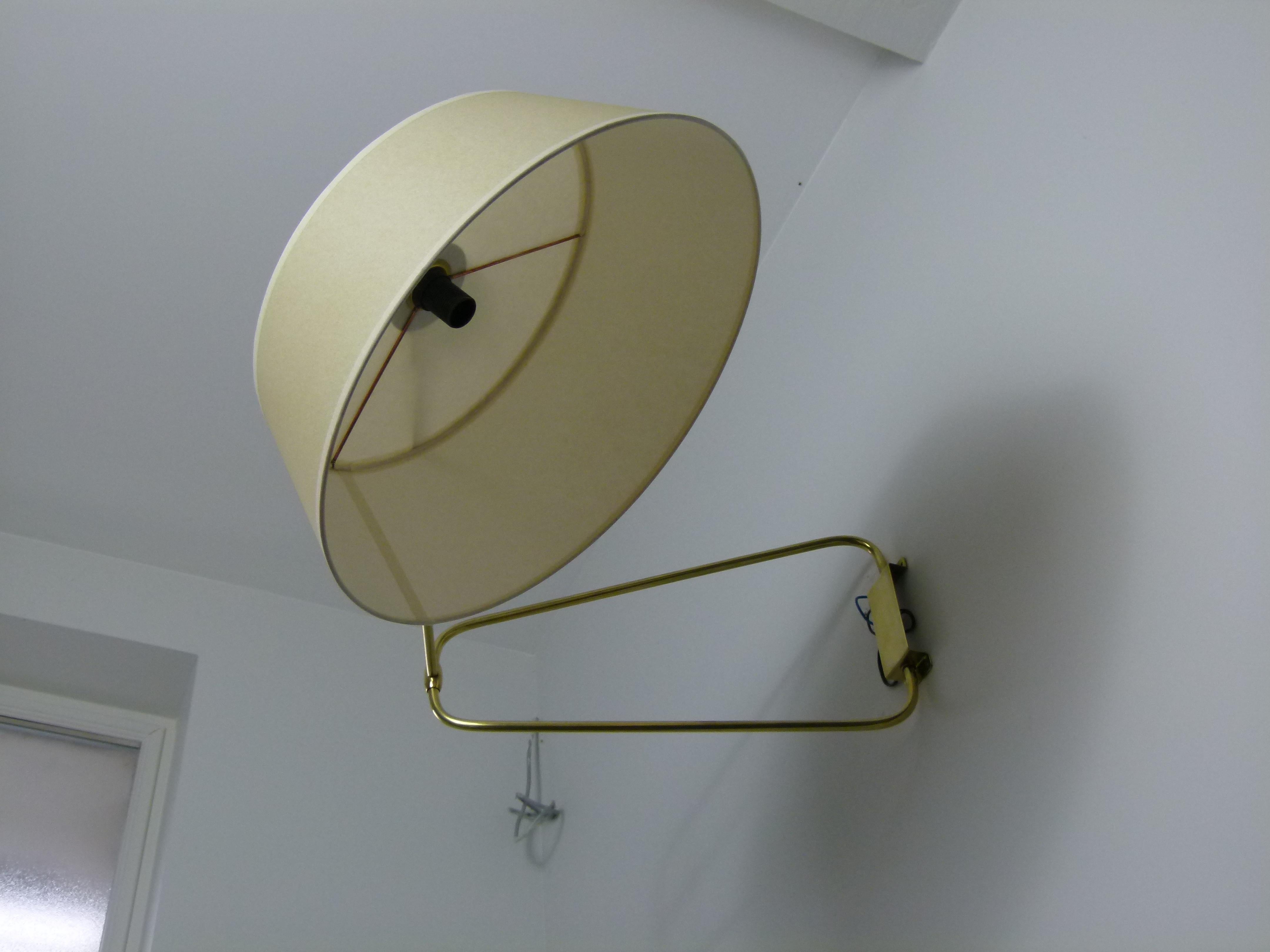 1950s Articulated Sconce by Maison Lunel 11