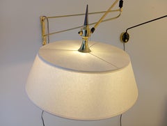1950s Articulated Sconce by Maison Lunel.