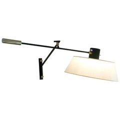 1950s Articulated Sconce by Maison Lunel