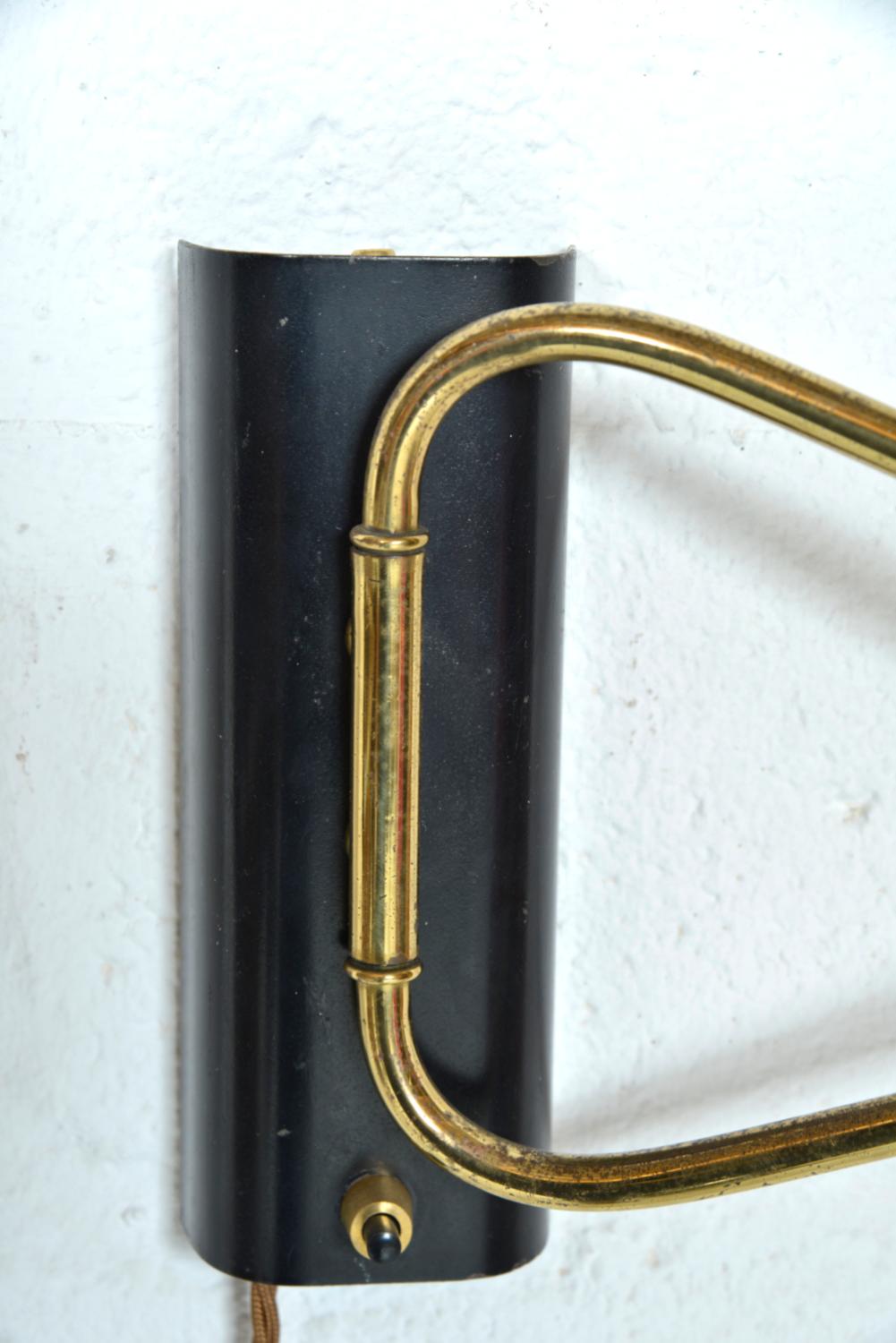 Lámpara de pared articulada de la década de 1950 de Cosack Alemania en venta 1