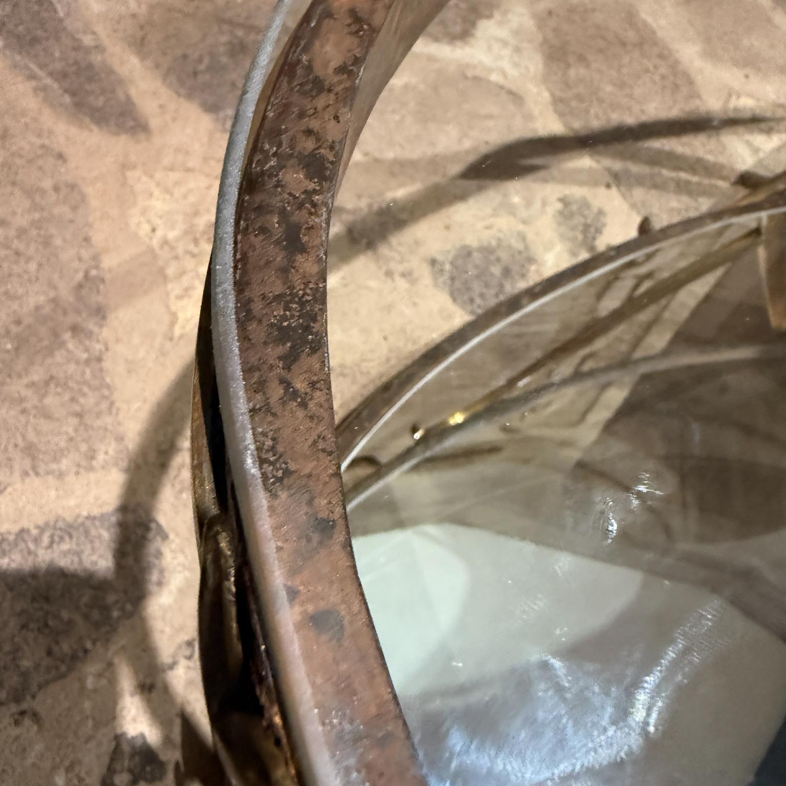 1950s Arturo Pani Patinated Brass Coffee Table Mexico City For Sale 3