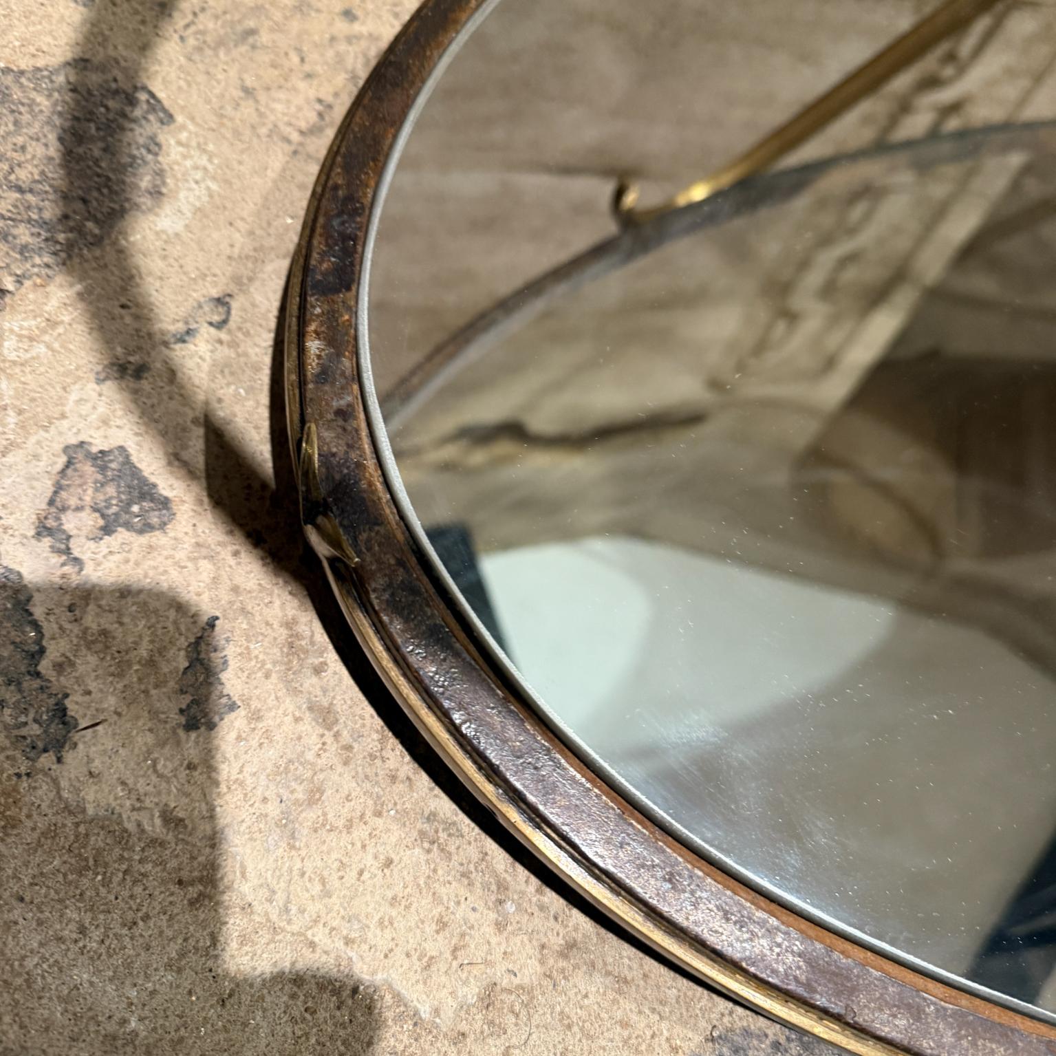 1950s Arturo Pani Patinated Brass Coffee Table Mexico City For Sale 4