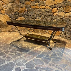 1950s Arturo Pani Dining Table Forged Iron Bronze Mexico City