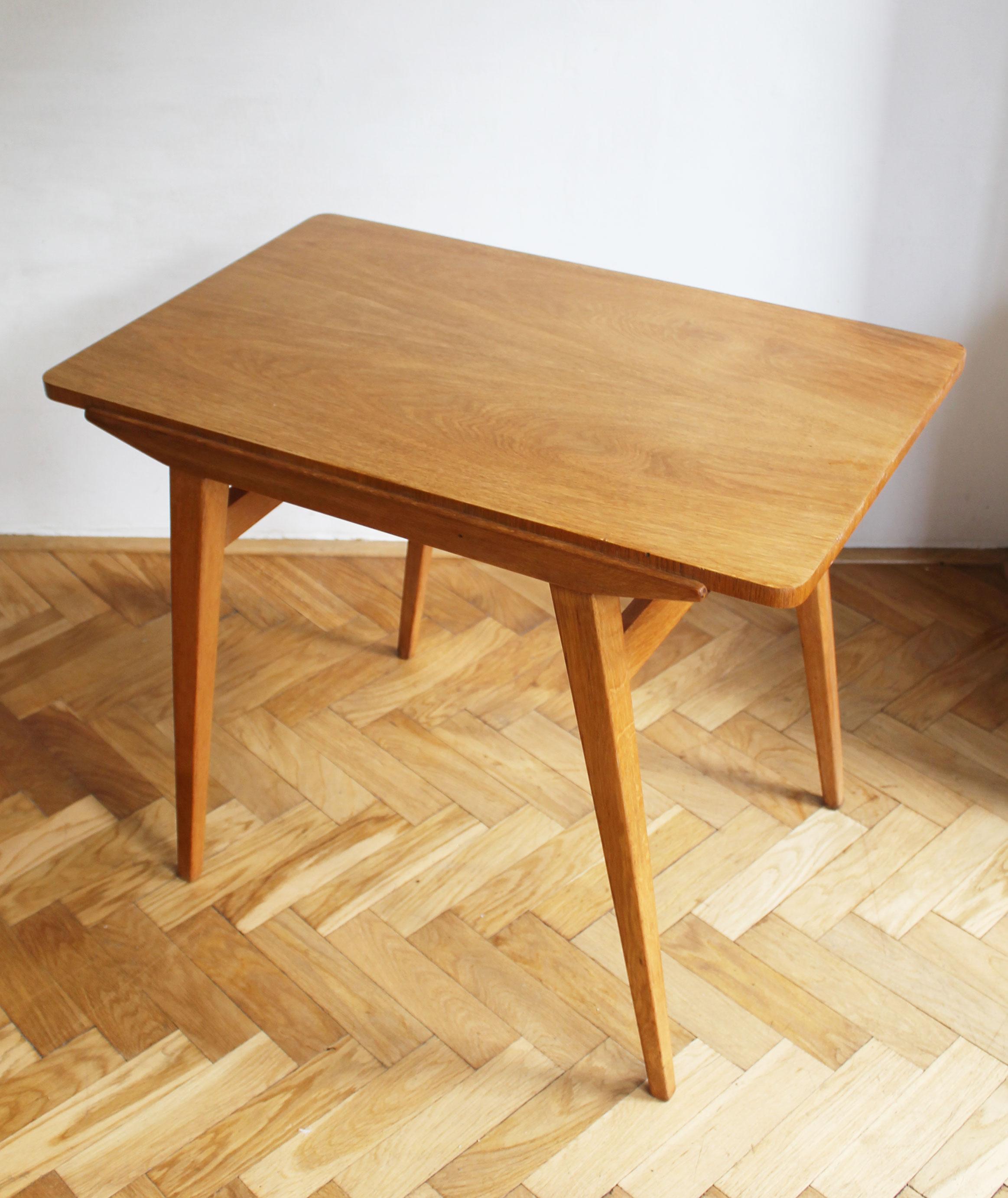 Czech 1950's Ash Coffee table For Sale
