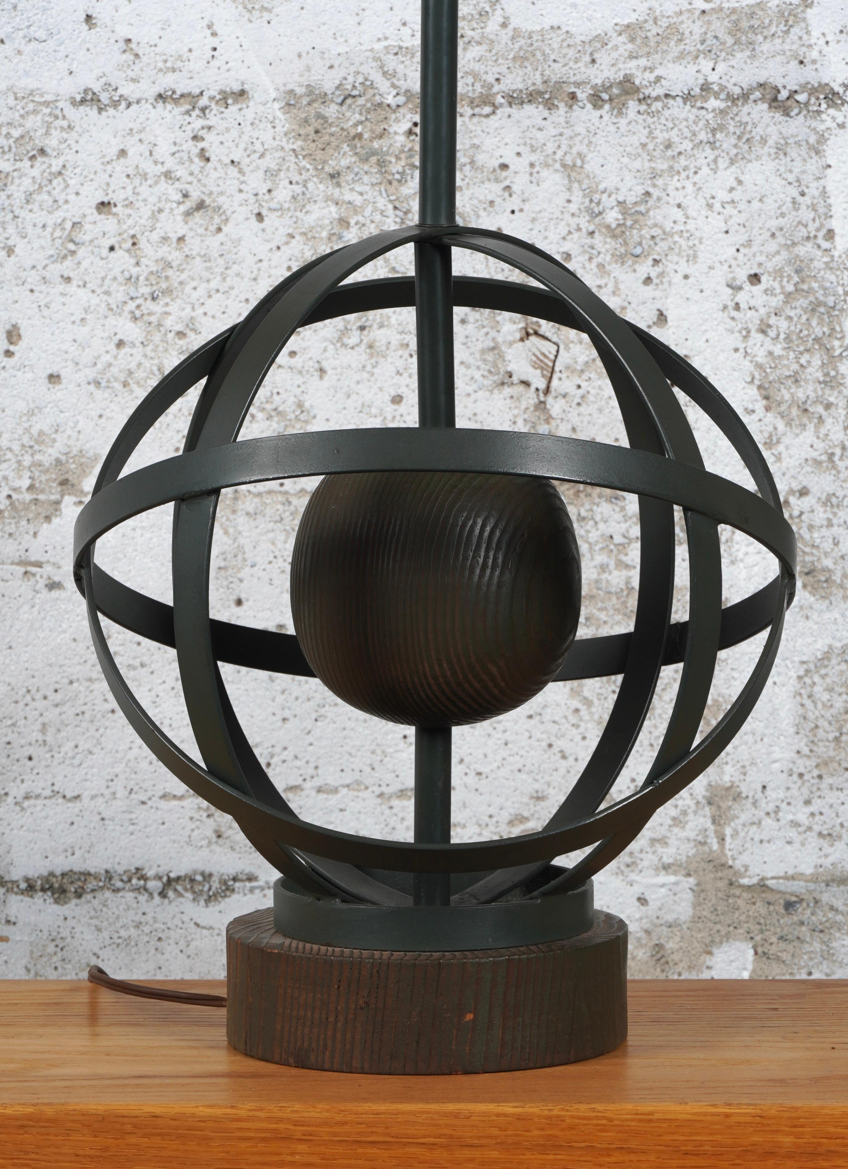 Mid-Century Modern 1950s Atom Table Lamp by Yasha Heifetz For Sale