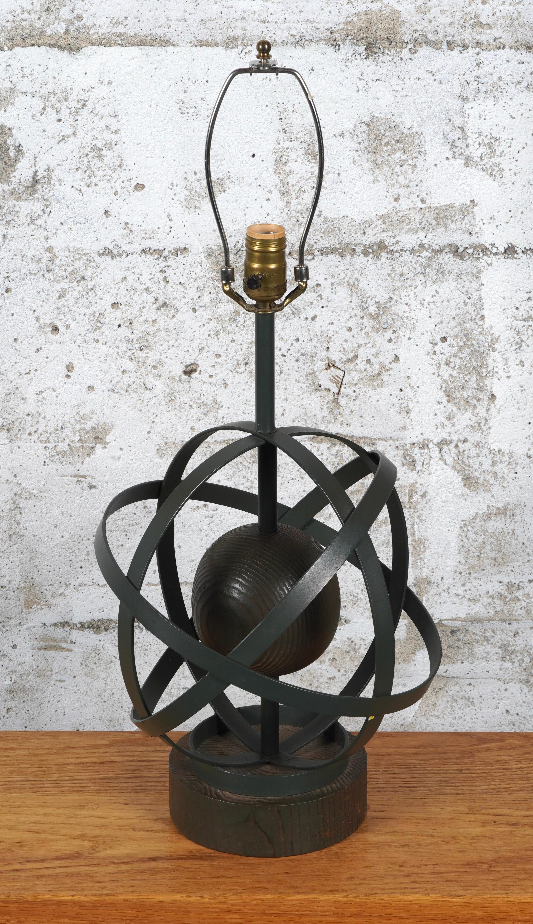 American 1950s Atom Table Lamp by Yasha Heifetz For Sale