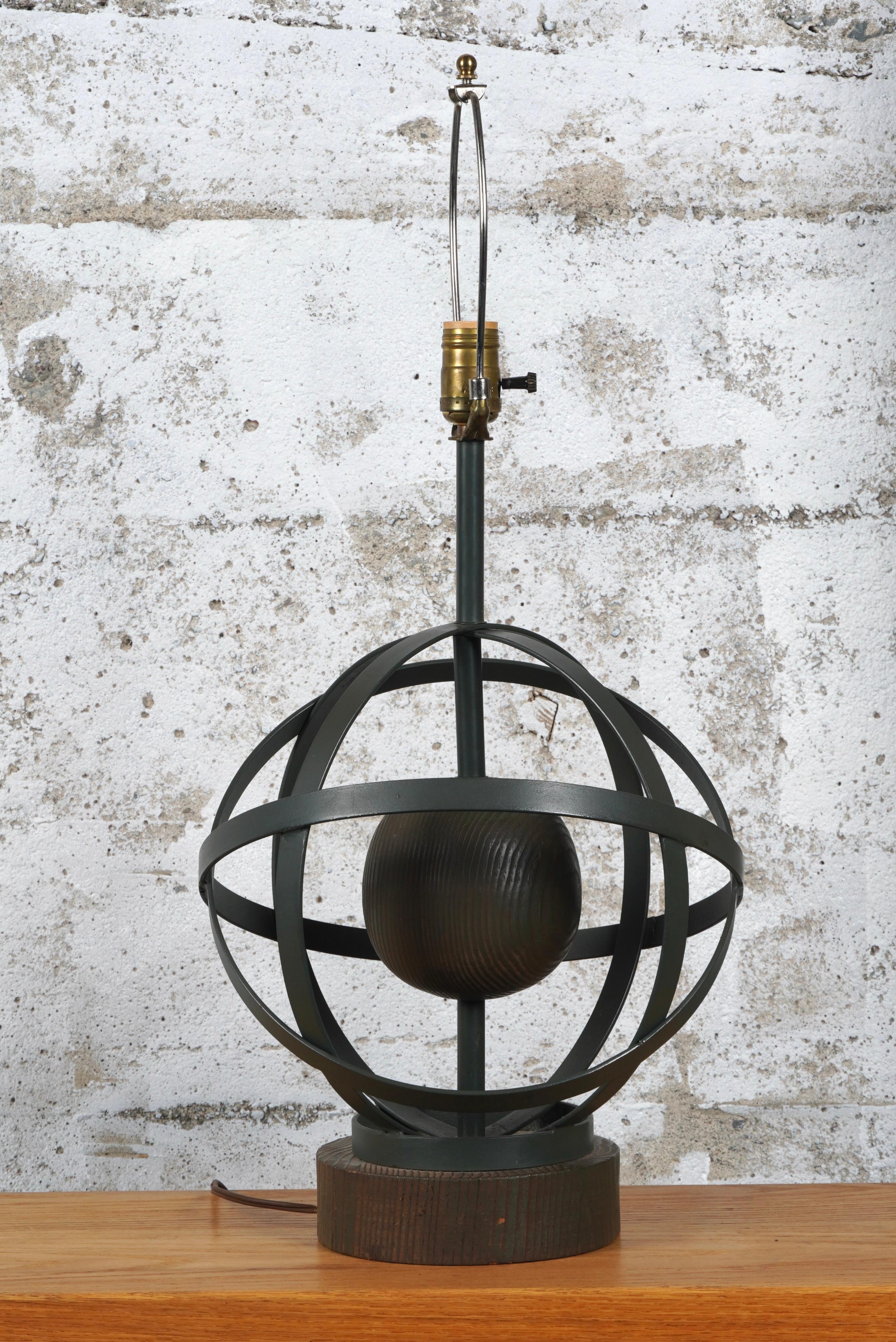 1950s Atom Table Lamp by Yasha Heifetz In Good Condition For Sale In Oakland, CA