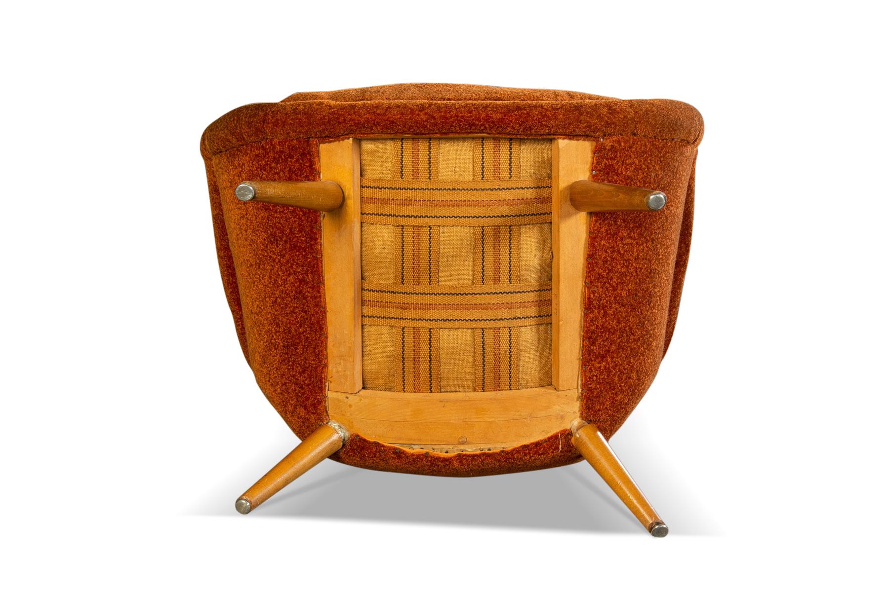 Suédois Chaise longue atomique des années 1950 en vente