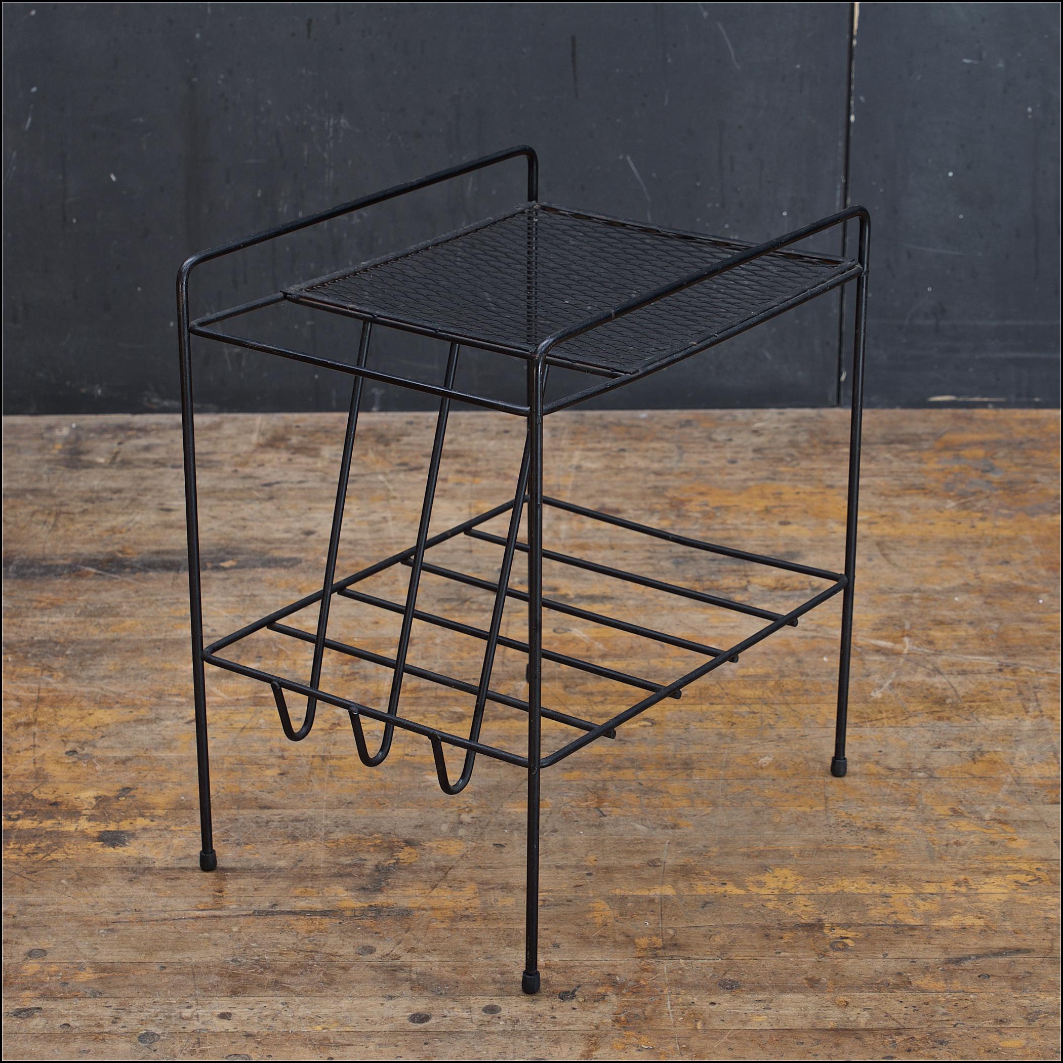 vintage wire record stand