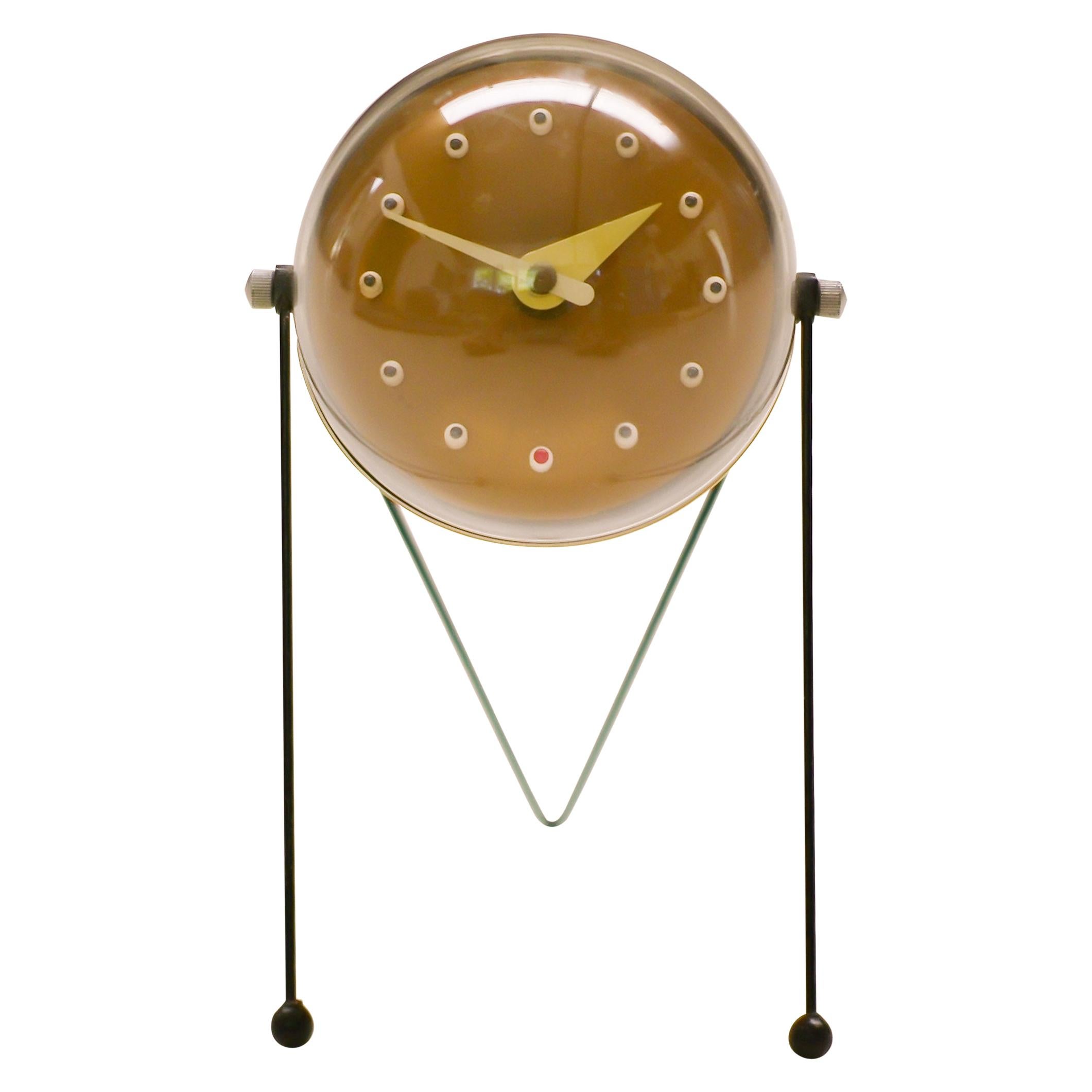 1950s Atomic Inspired Table Clock
