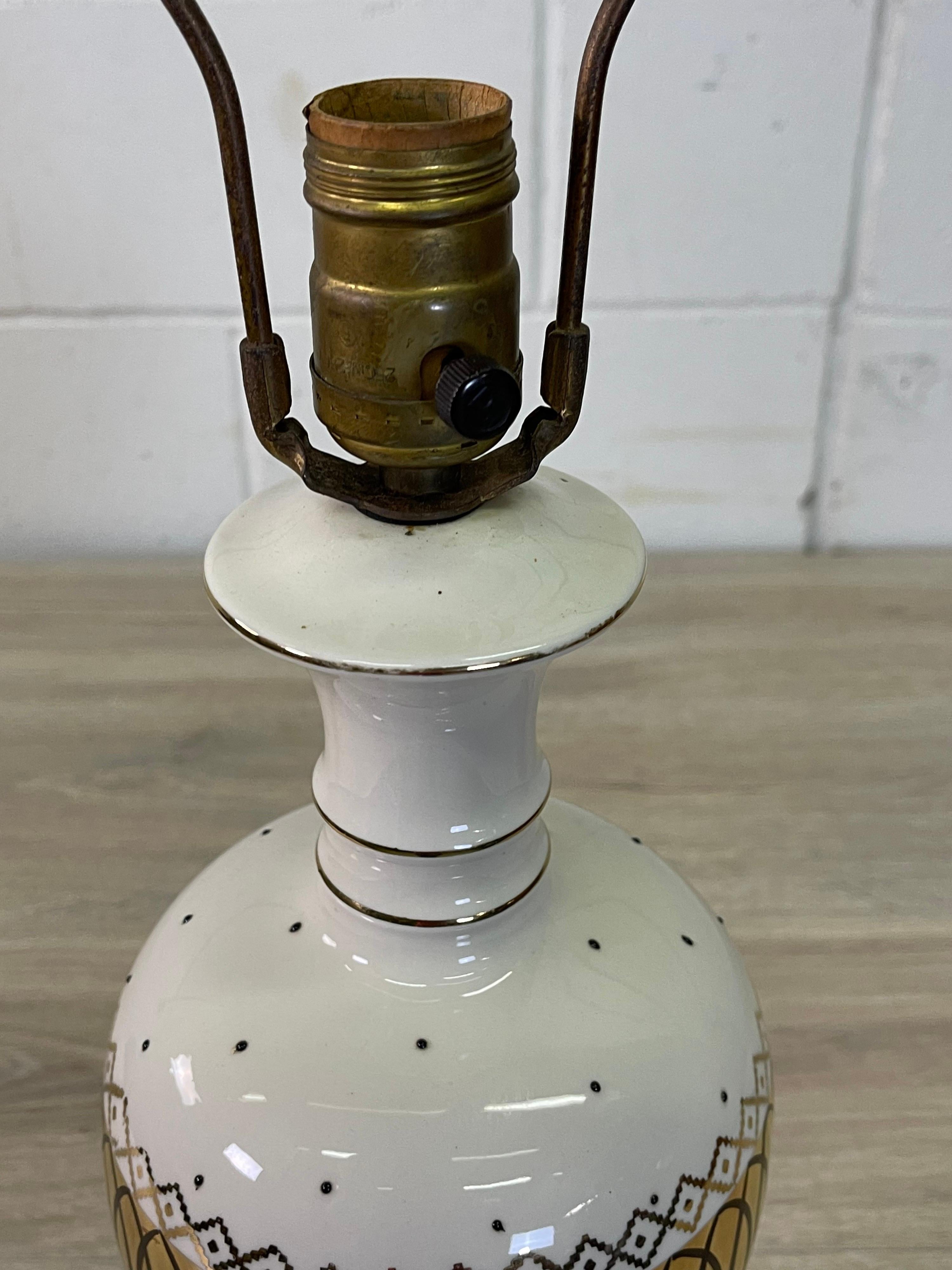20th Century 1950s Atomic Style Table Lamp For Sale