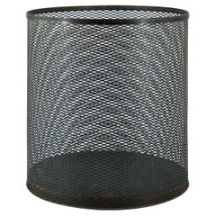 1950s Atomic Wire Mesh Trash Can Wastebasket CSS Architects Library Eames Era