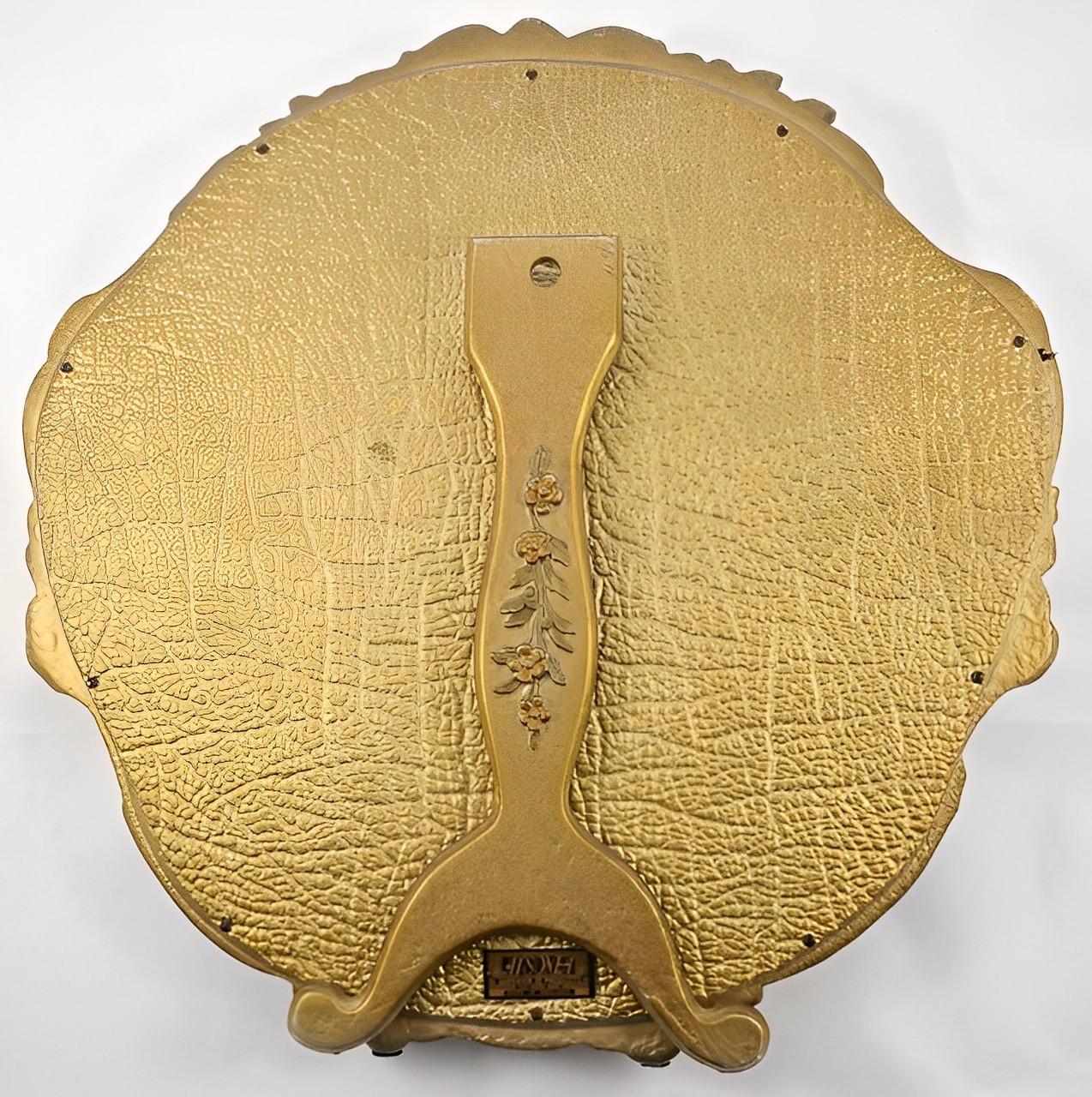 Néo-rococo Miroir de table Atsonea des années 1950, style rococo doré en vente