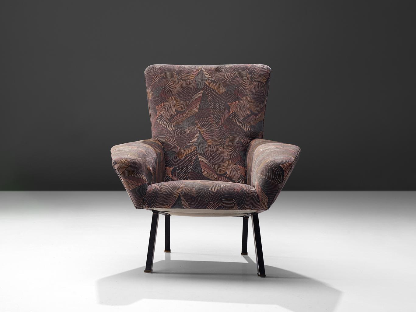 Mid-Century Modern 1950s Augusto Magnaghi and Mario Terzaghi Lounge Chair For Sale