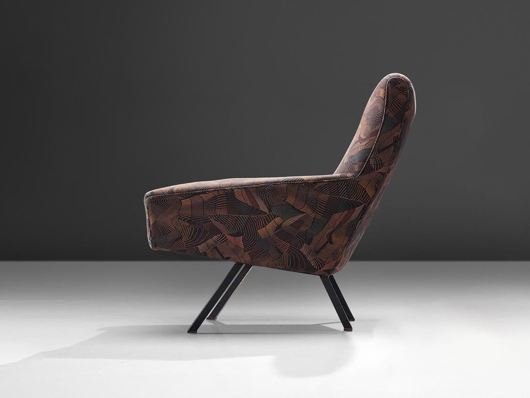Italian 1950s Augusto Magnaghi and Mario Terzaghi Lounge Chair For Sale
