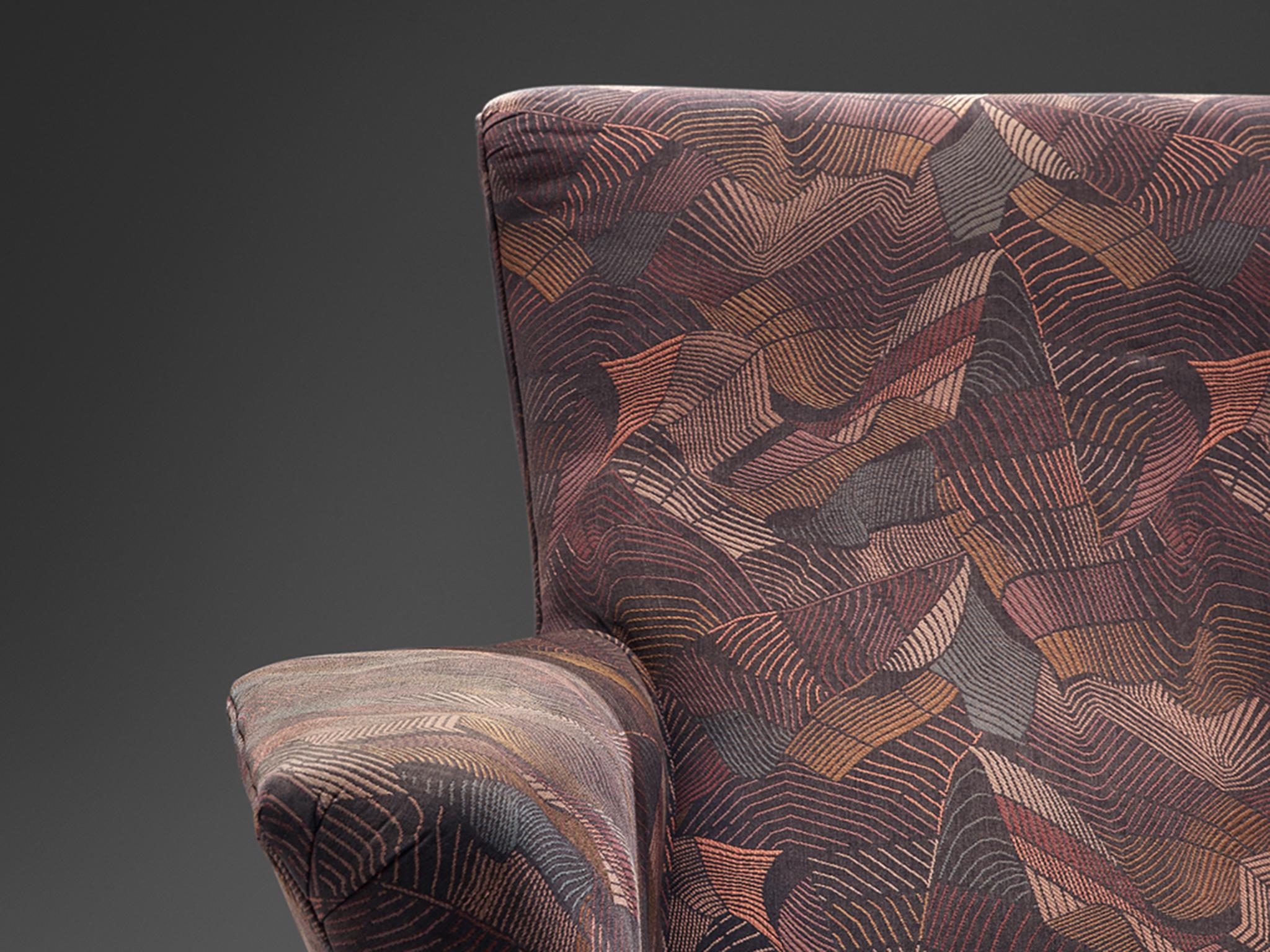 Mid-20th Century 1950s Augusto Magnaghi and Mario Terzaghi Lounge Chair For Sale