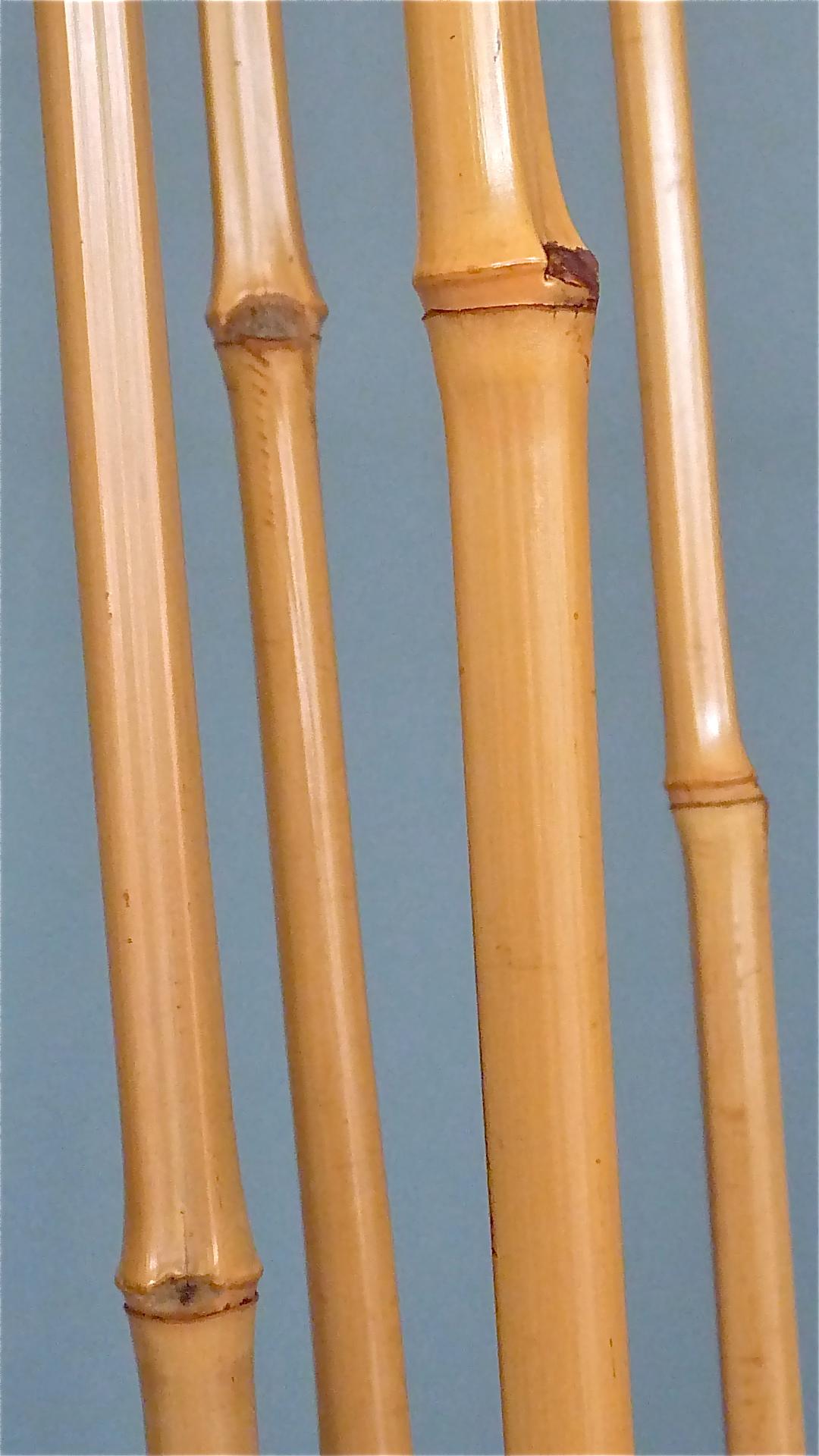 1950s Austrian Modernist Umbrella Stand Brass Bamboo, Josef Frank, Auböck Style 6