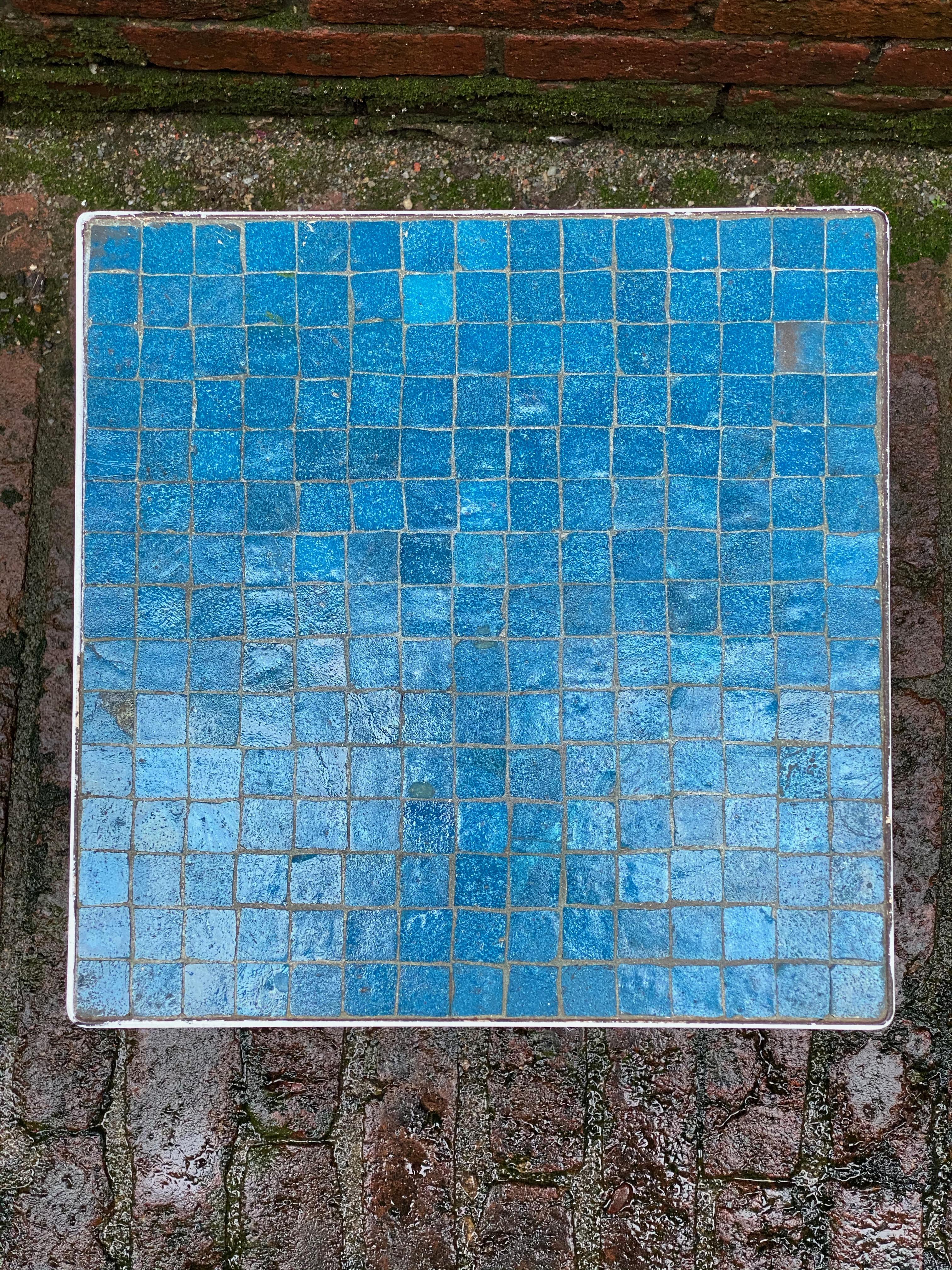 azure blue tiles